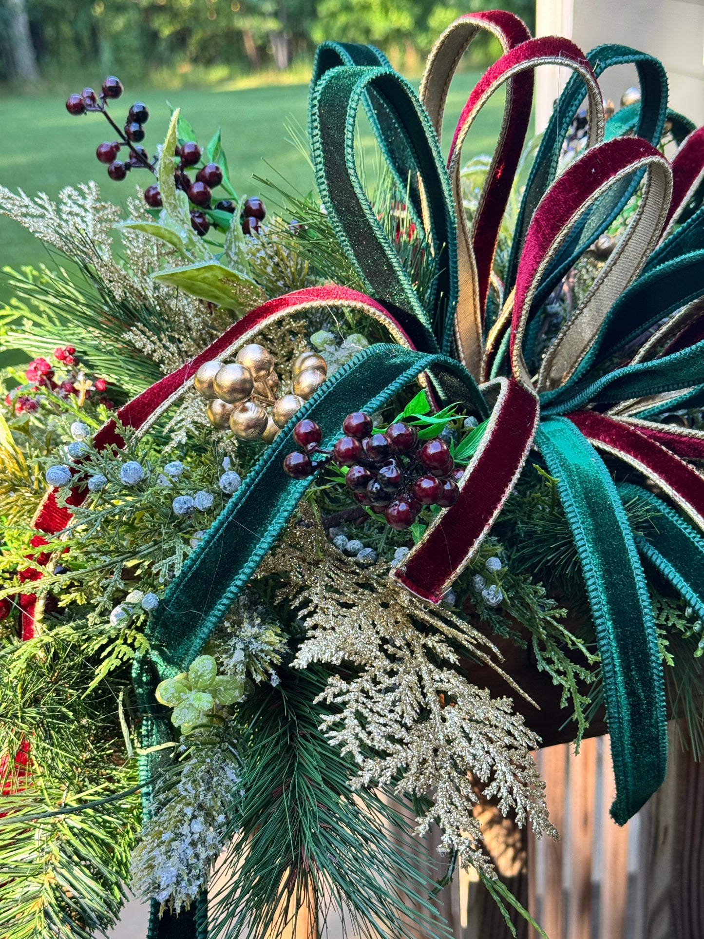 Winter Christmas Centerpiece