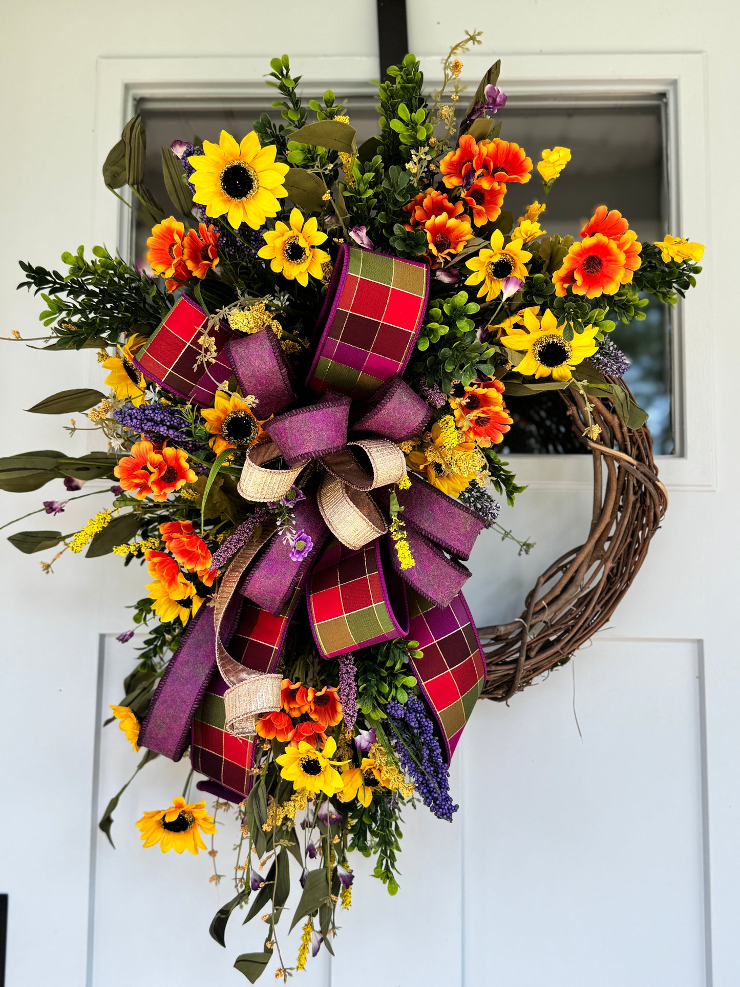Summer Meets Fall Wreath