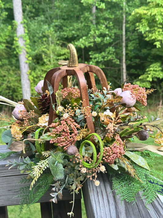 Fall Acorn Centerpiece Arrangement