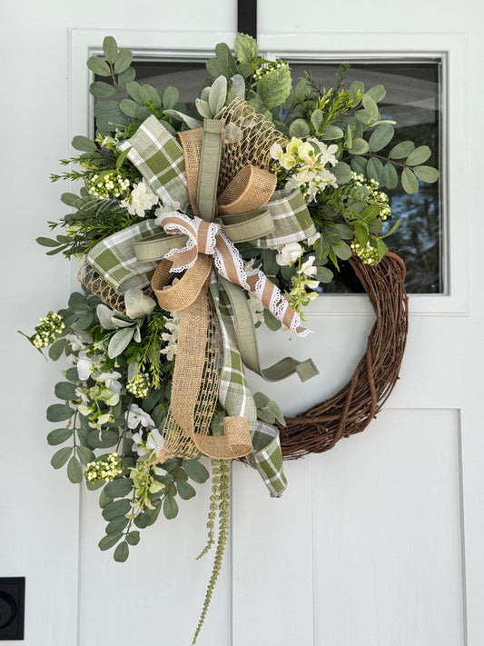 Everyday Wisteria Wreath