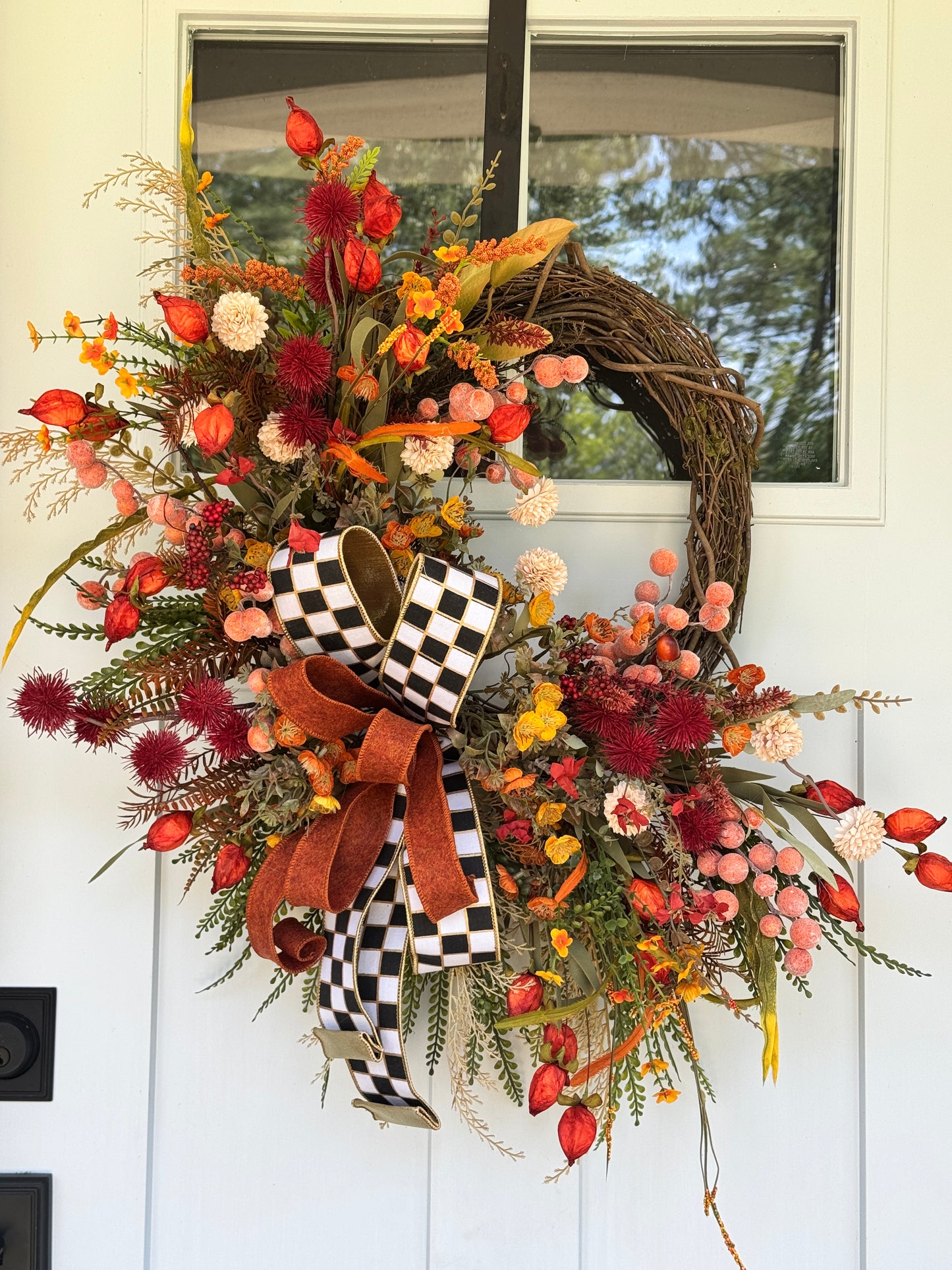 Large Rustic Elegance Grapevine Wreath
