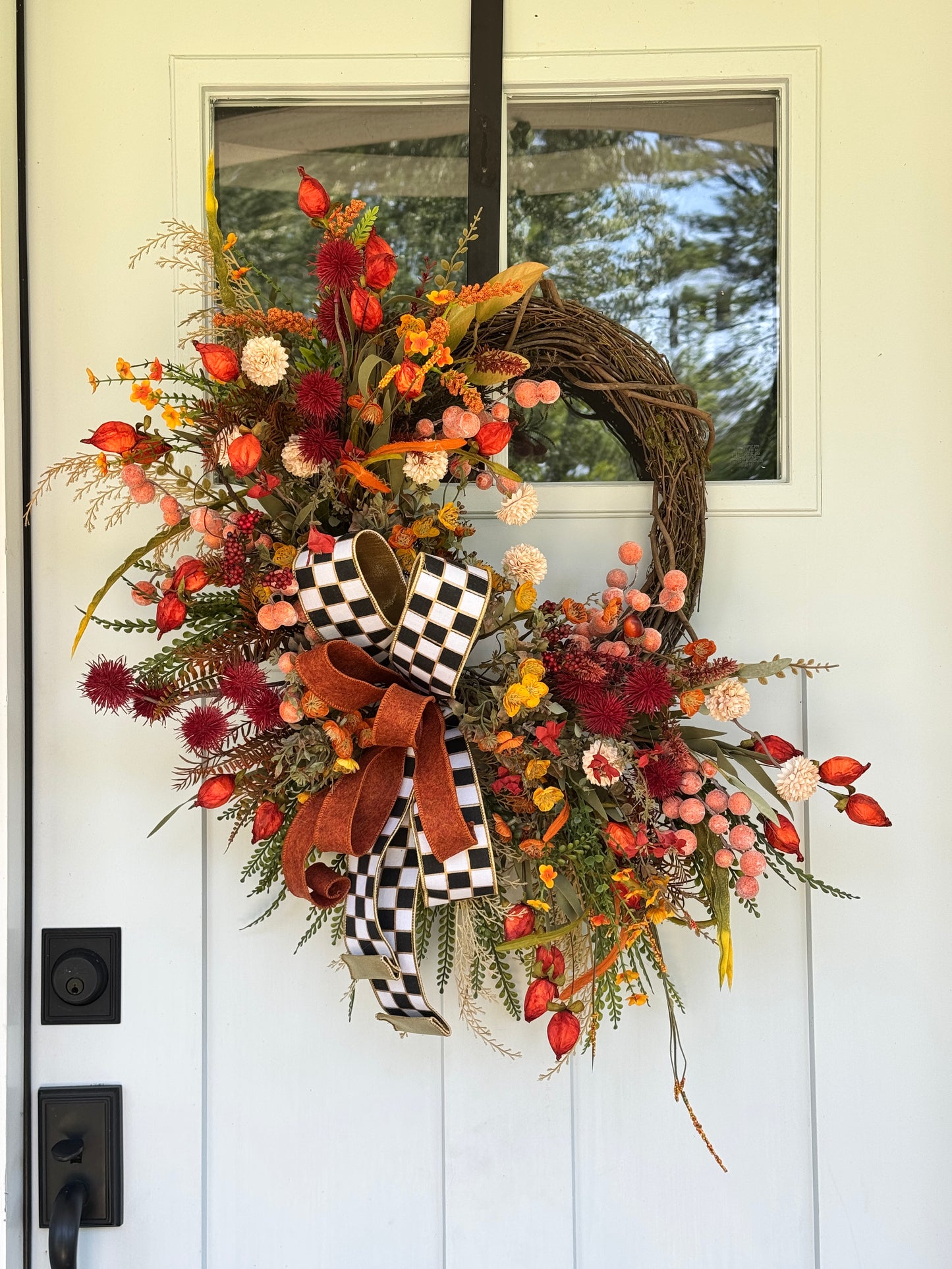 Large Rustic Elegance Grapevine Wreath