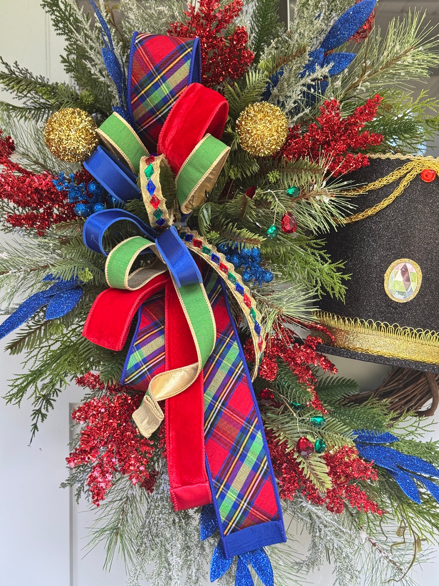 Handmade Nutcracker Grapevine Wreath