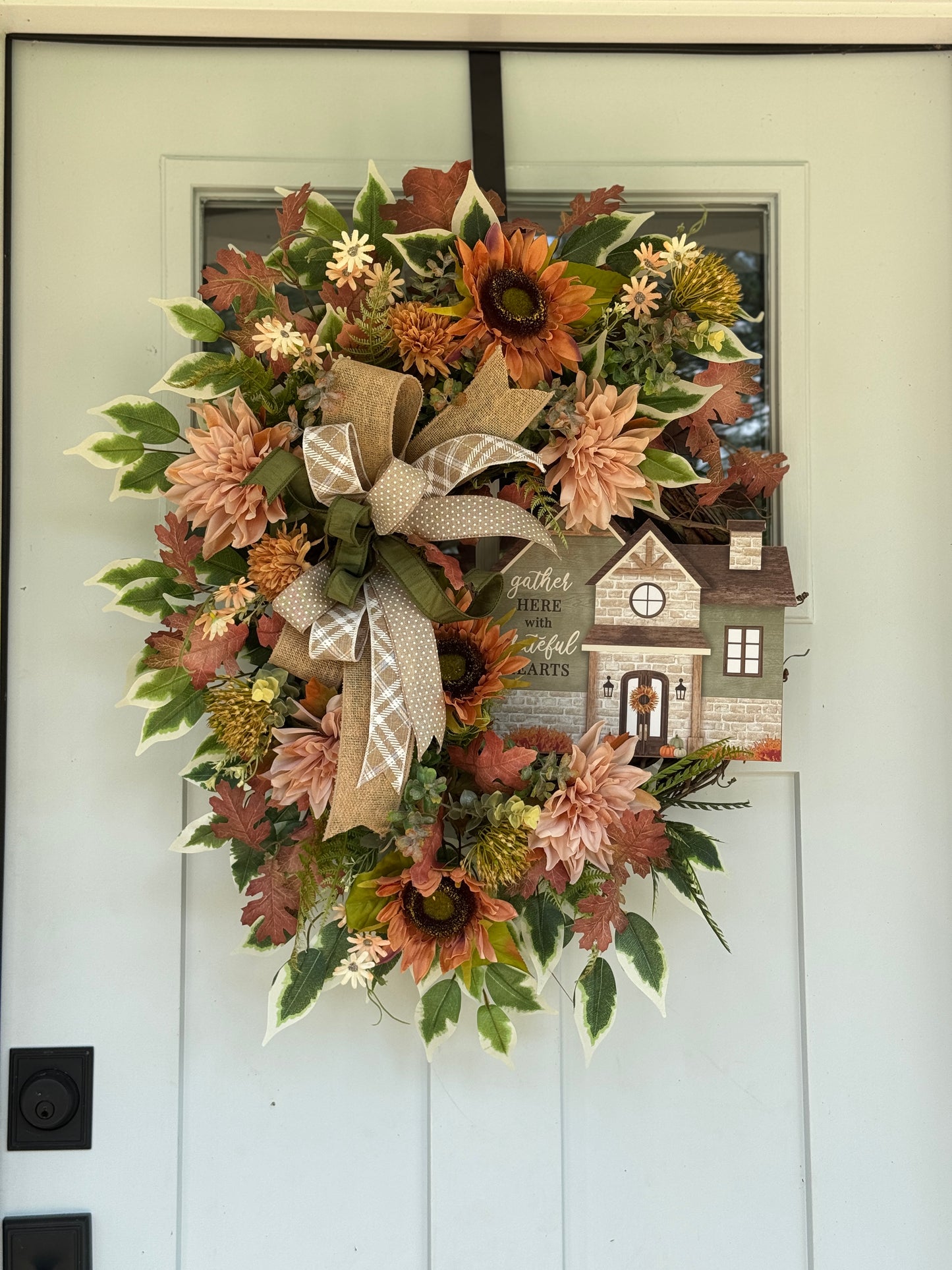 Gather Here Floral Wreath