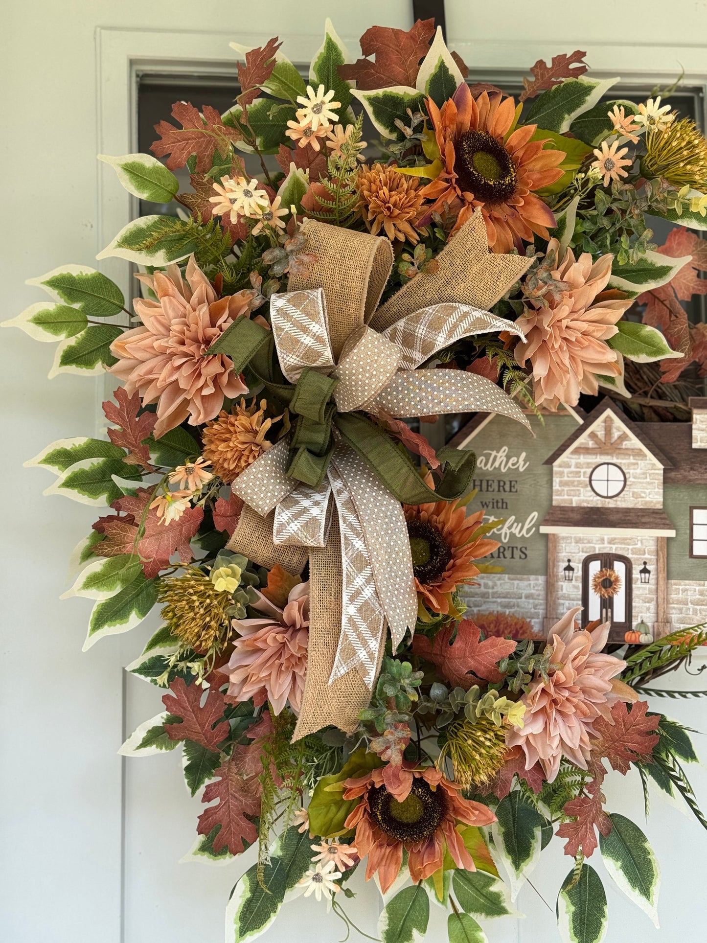 Gather Here Floral Wreath