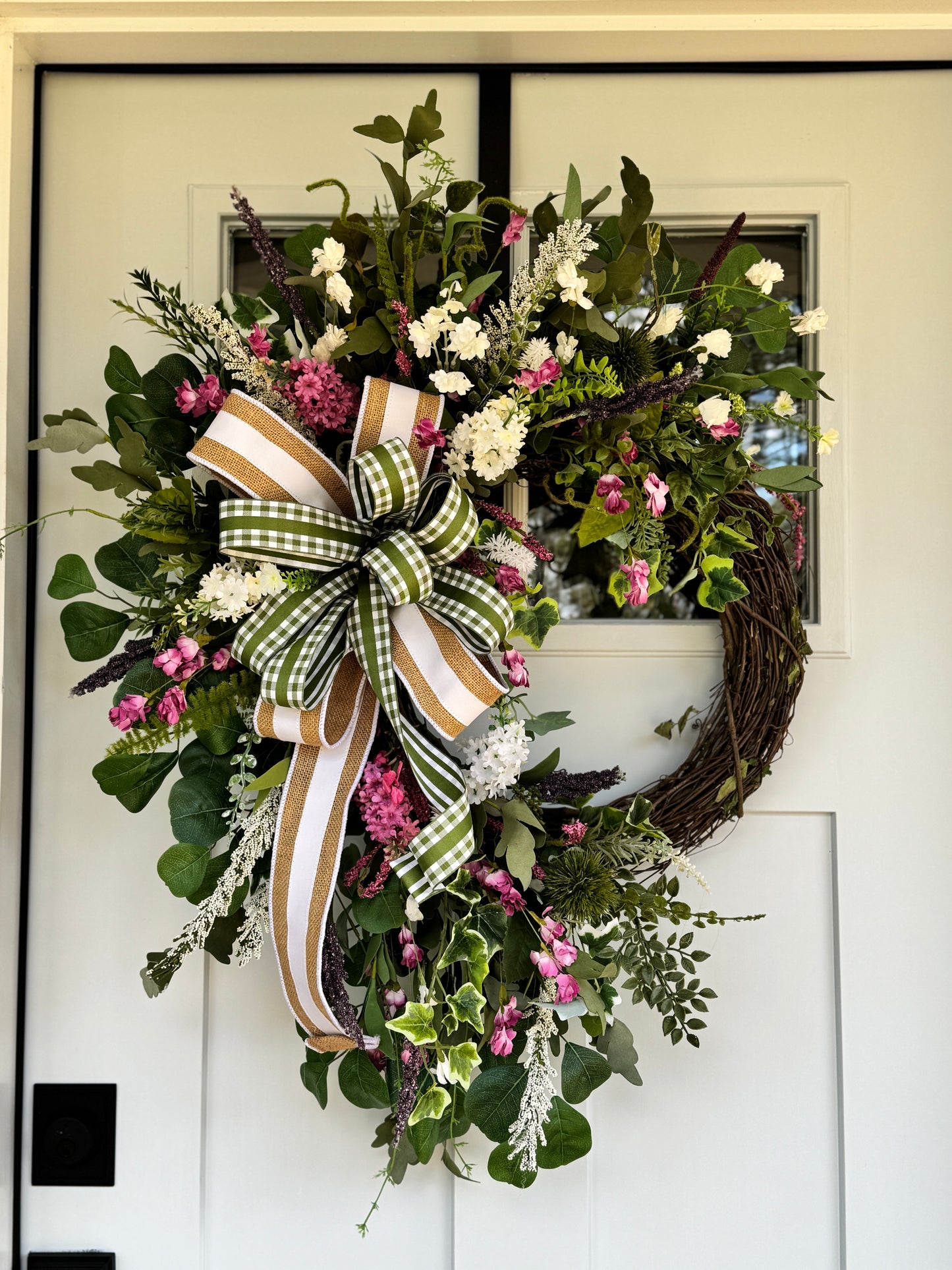 XL Hyacinth Everyday Floral Wreath