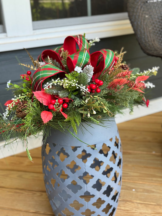 Versatile Red and Green Holiday Decor