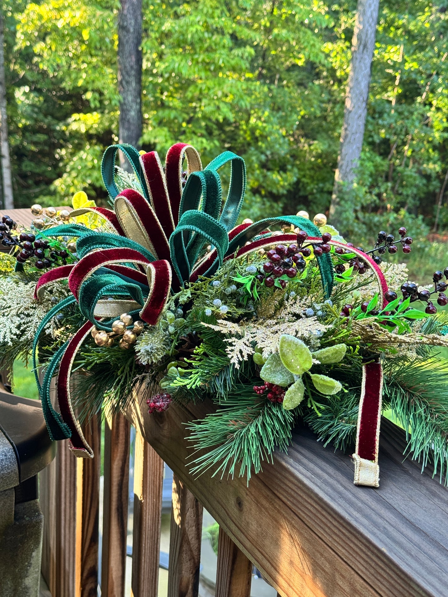 Winter Christmas Centerpiece