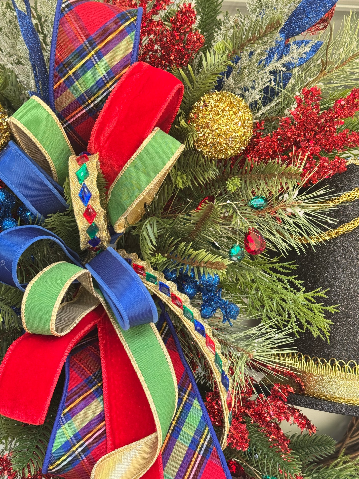 Handmade Nutcracker Grapevine Wreath