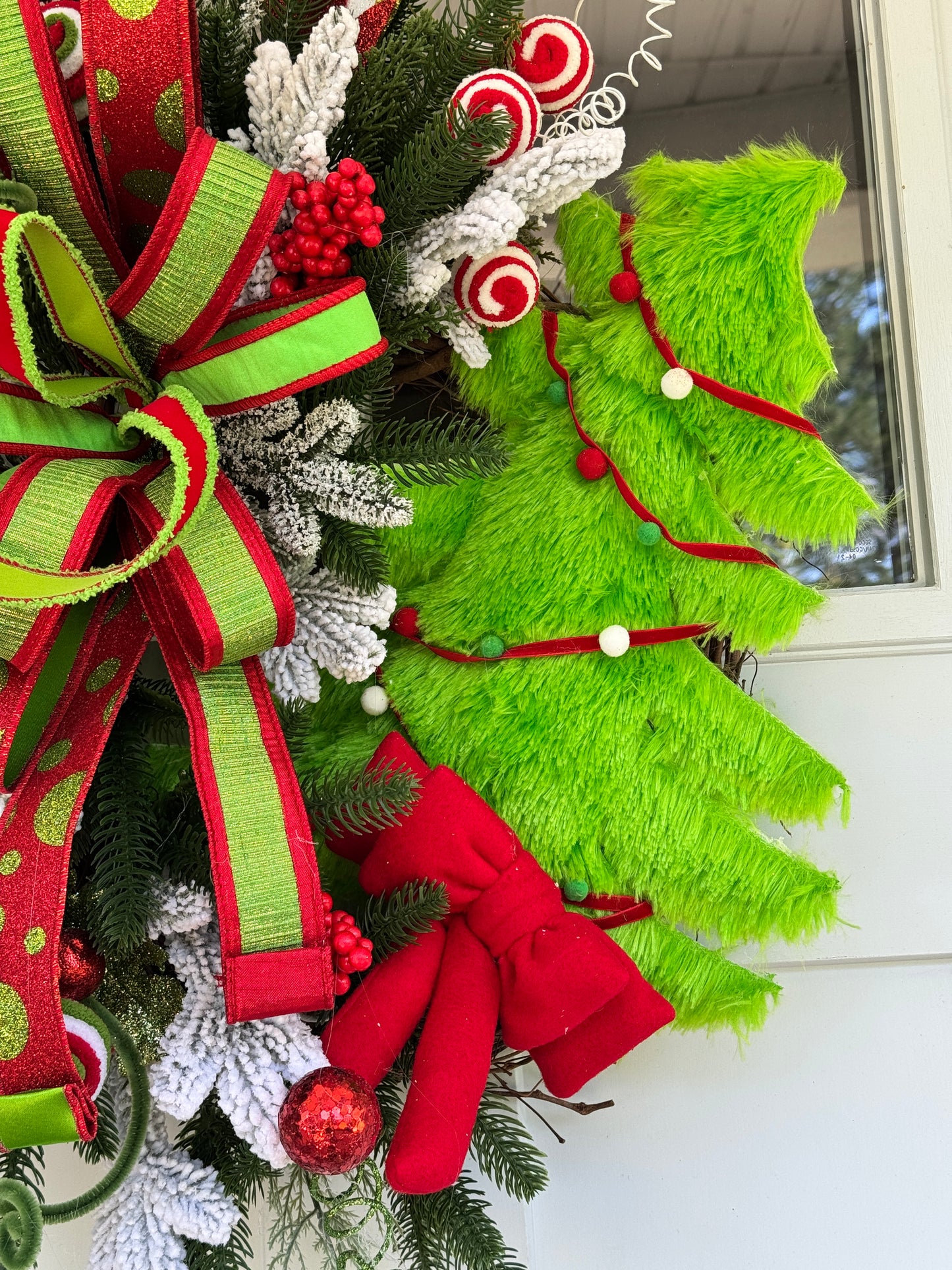 Whimsical Wonder Christmas Tree Wreath