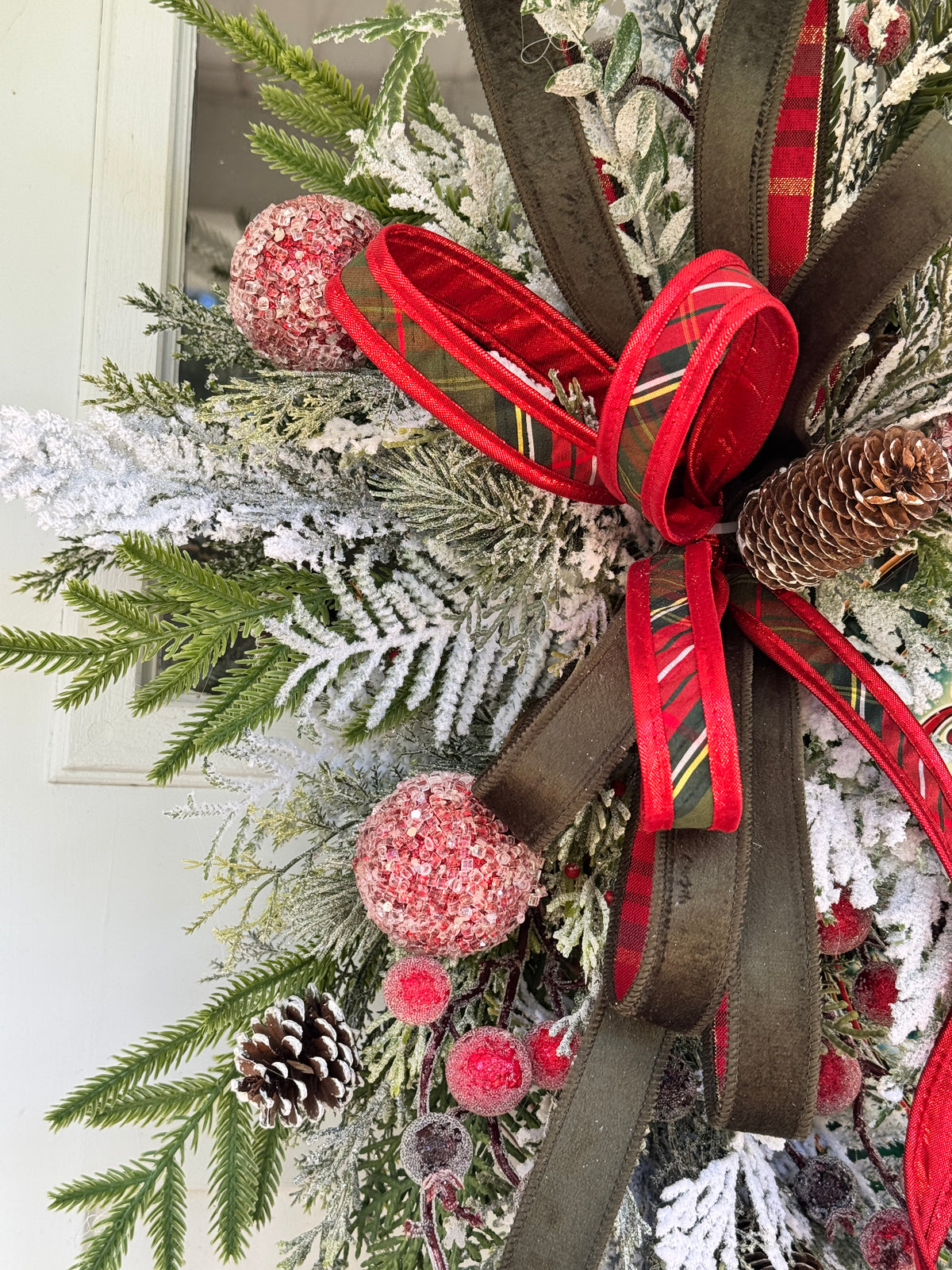 Adorable Deer “Merry Christmas” Wreath