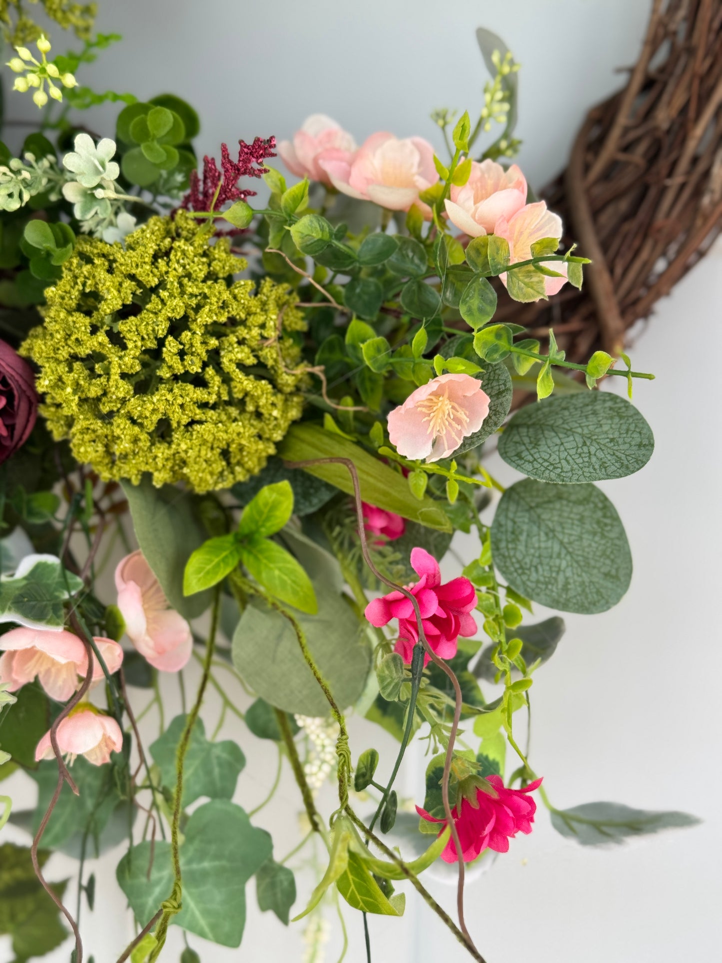 English Cottage Inspired Wreath