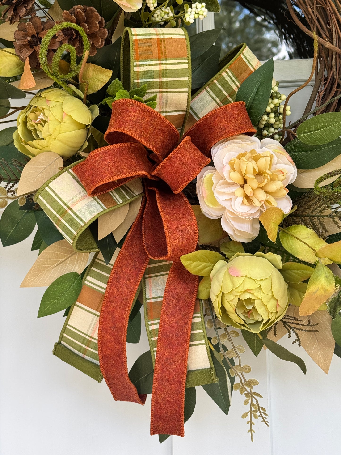 Cozy Harvest Charm Wreath