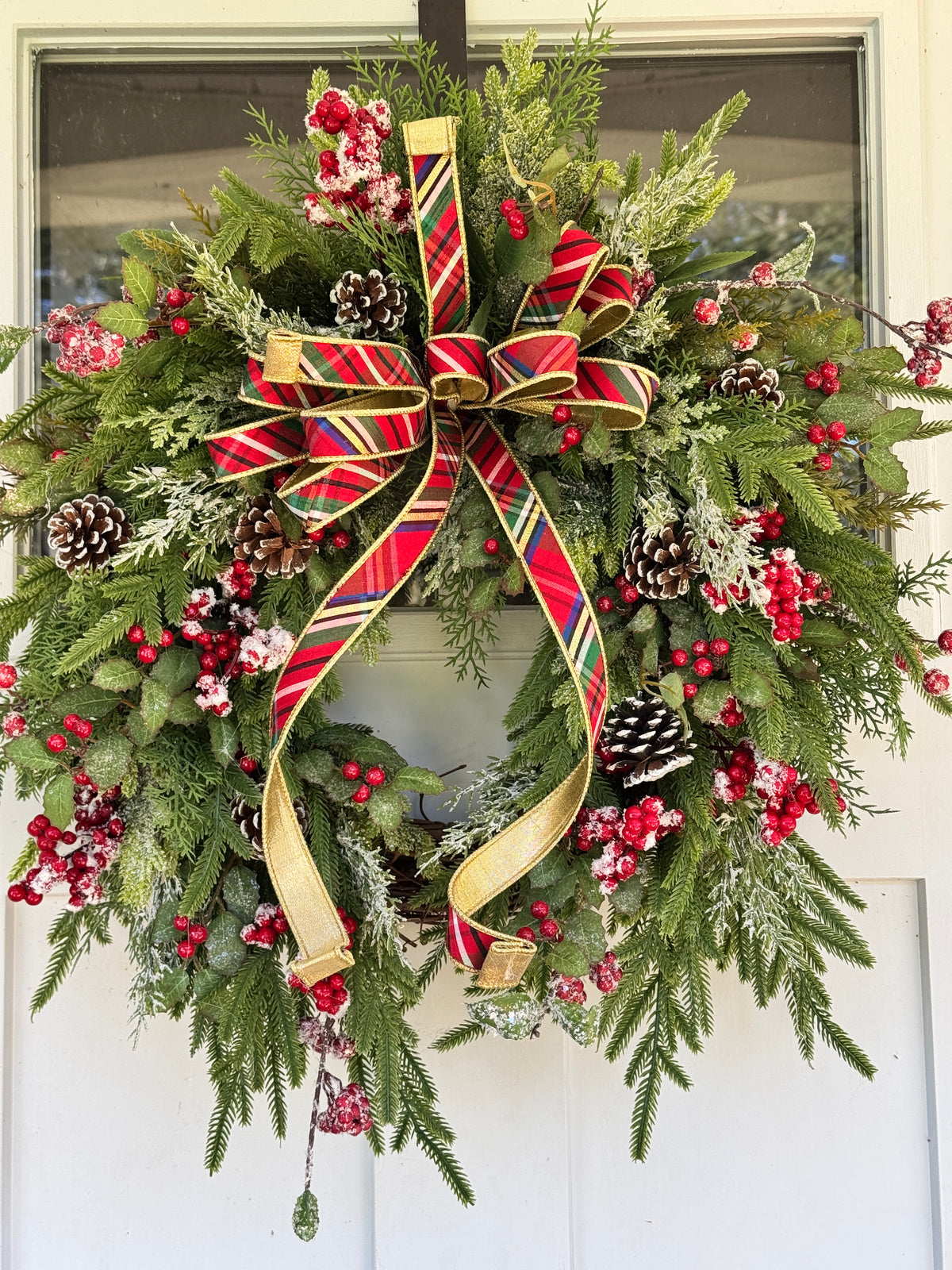 Classic Winter/Holiday Pine Wreath