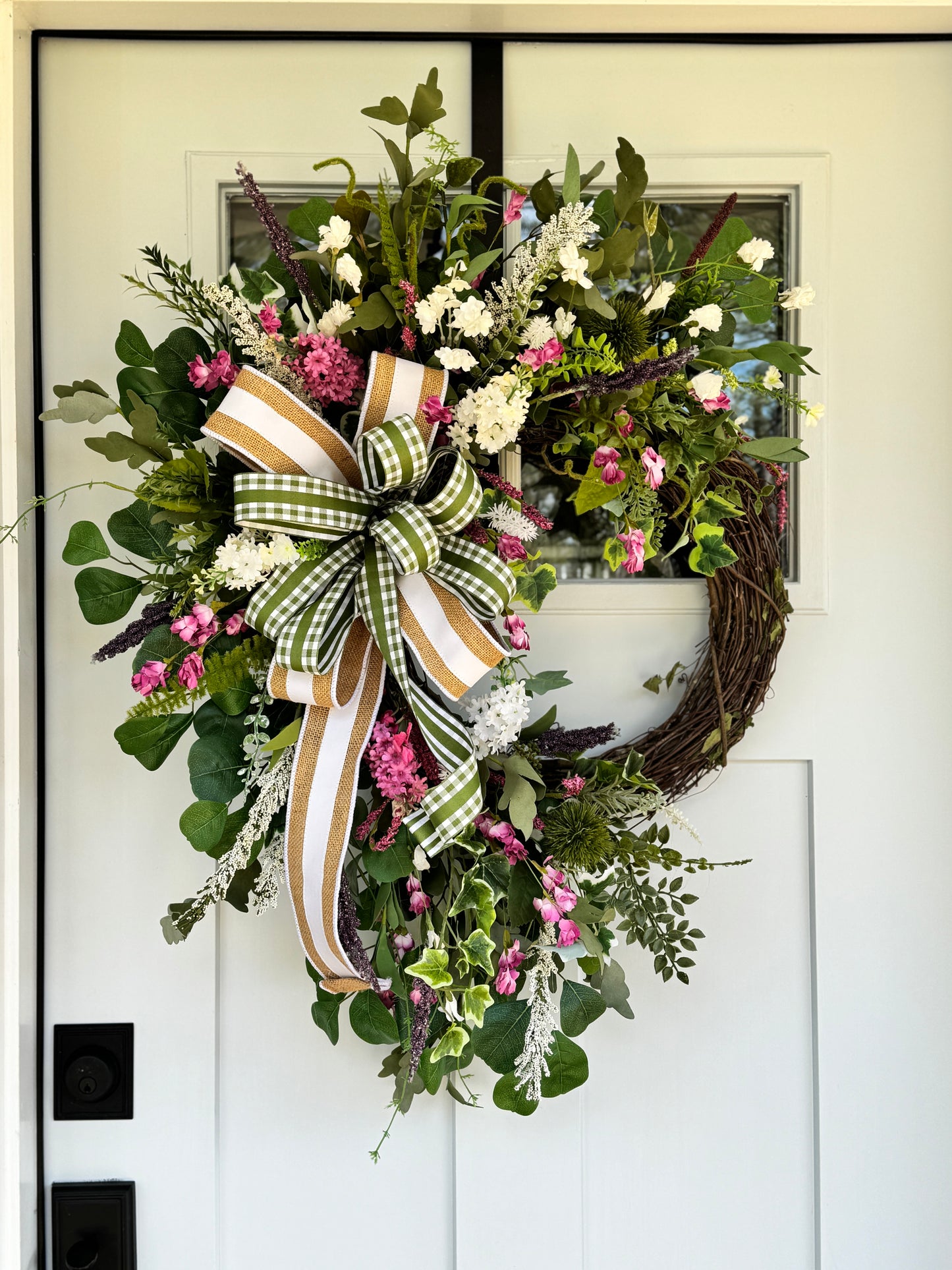 XL Hyacinth Everyday Floral Wreath