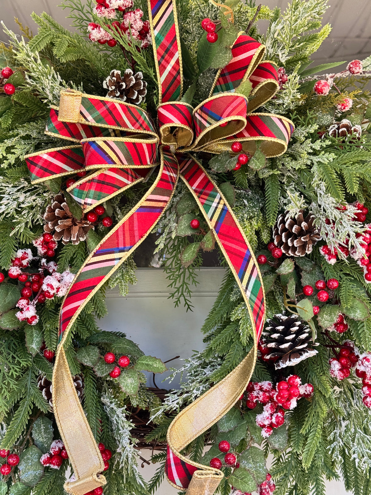 Classic Winter/Holiday Pine Wreath