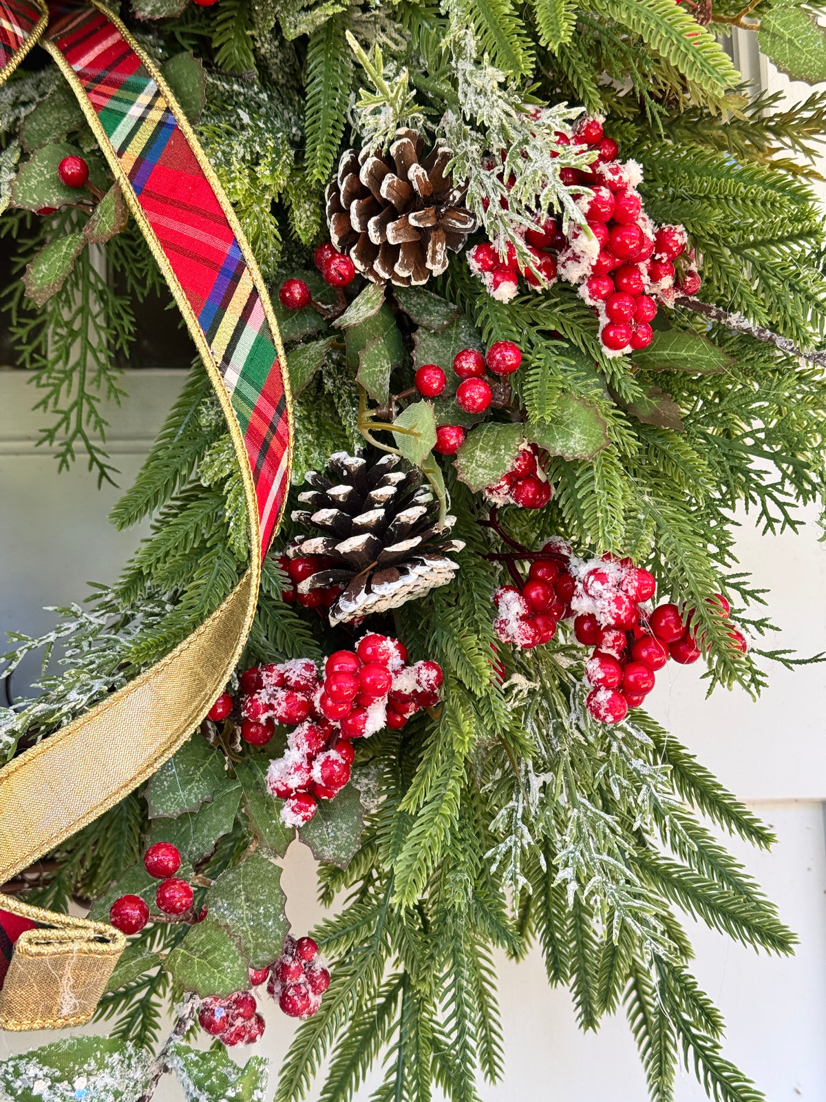 Classic Winter/Holiday Pine Wreath