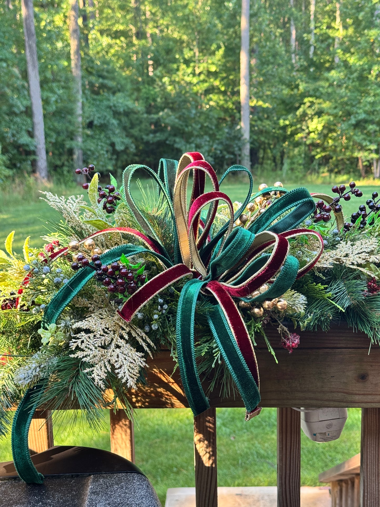 Winter Christmas Centerpiece