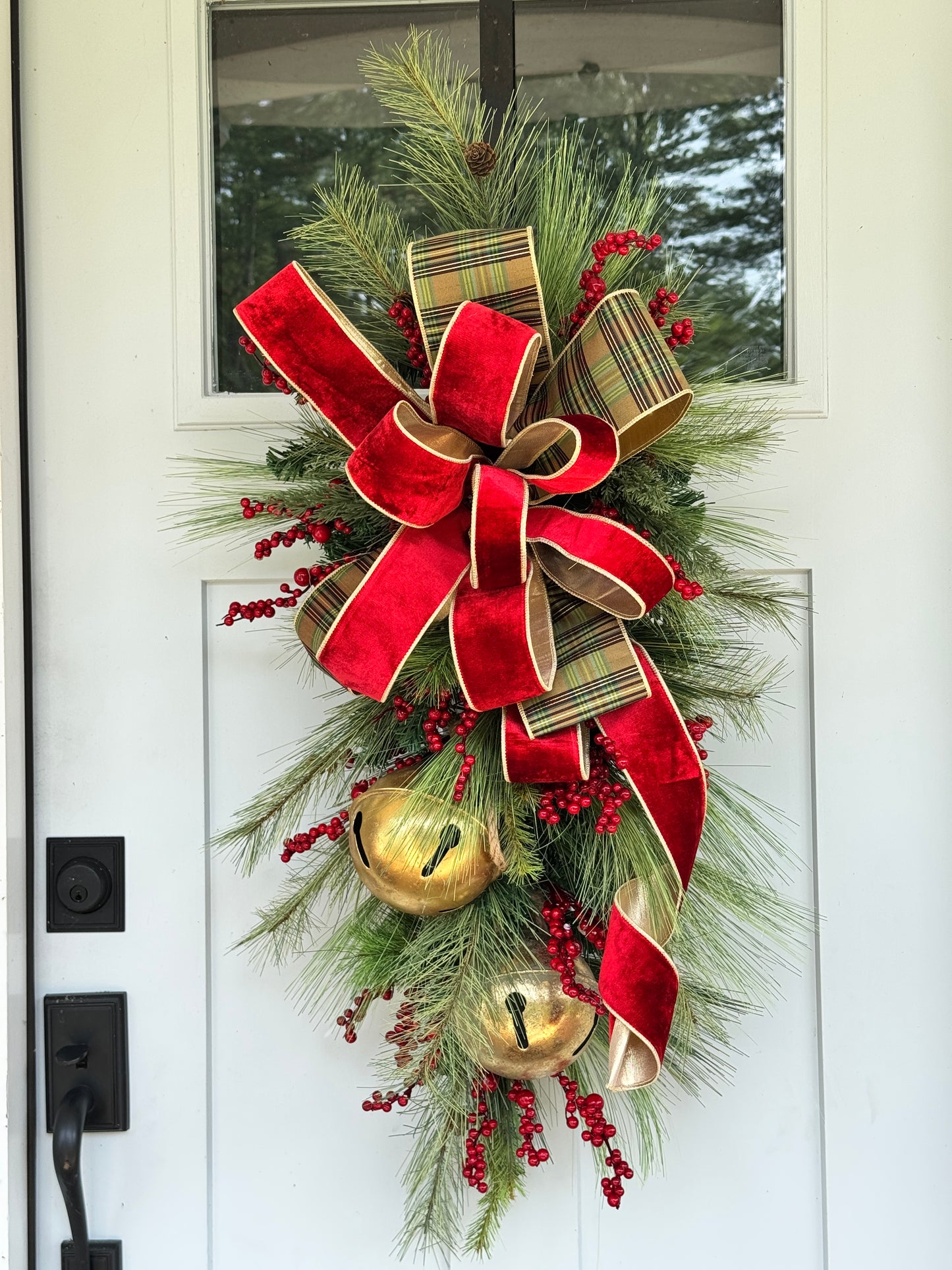 Large Gold Bells Winter/Christmas Swag