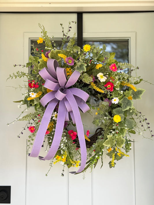 Enchanting Wildflower Wreath