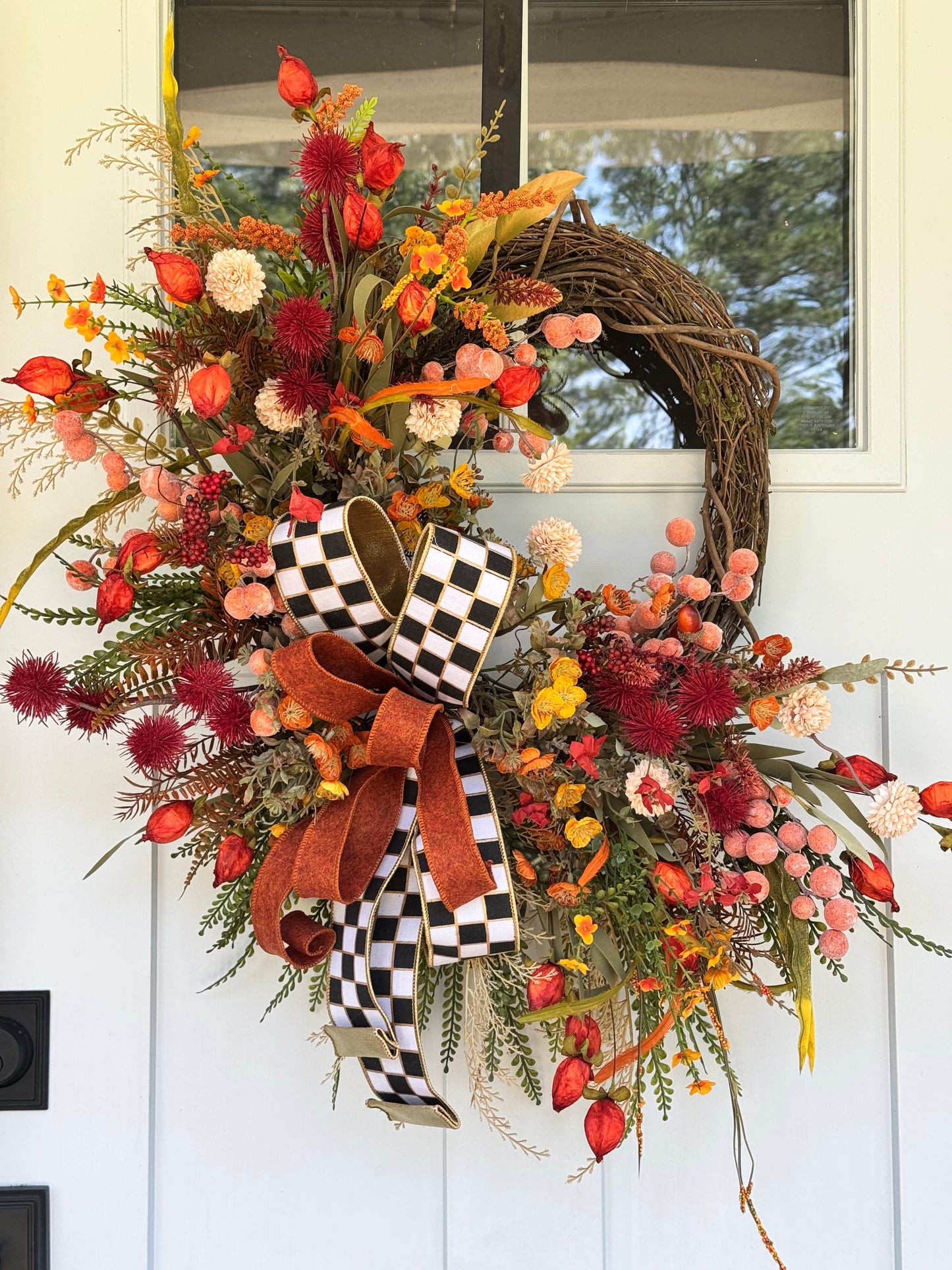Large Rustic Elegance Grapevine Wreath