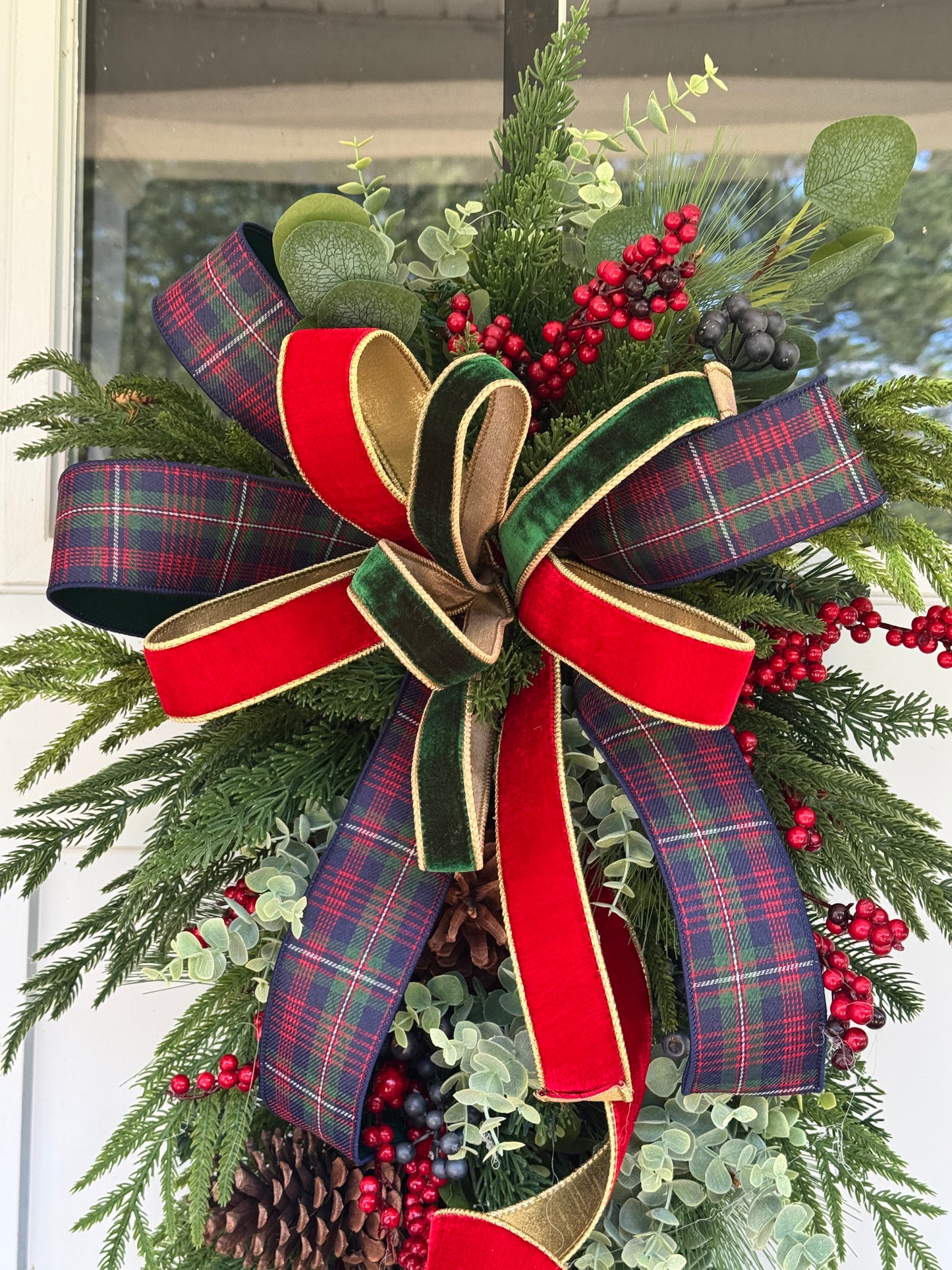 Traditional Tartan Winter/Christmas Wreath