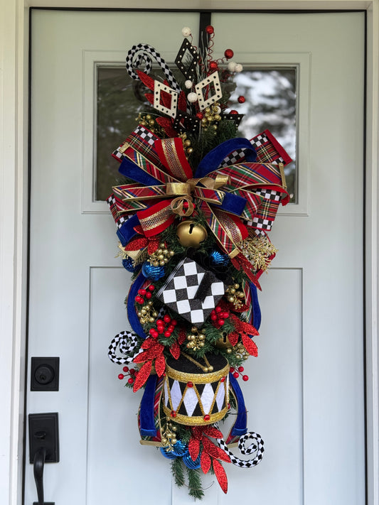 XL Nutcracker Winter/Holiday Swag/Wreath