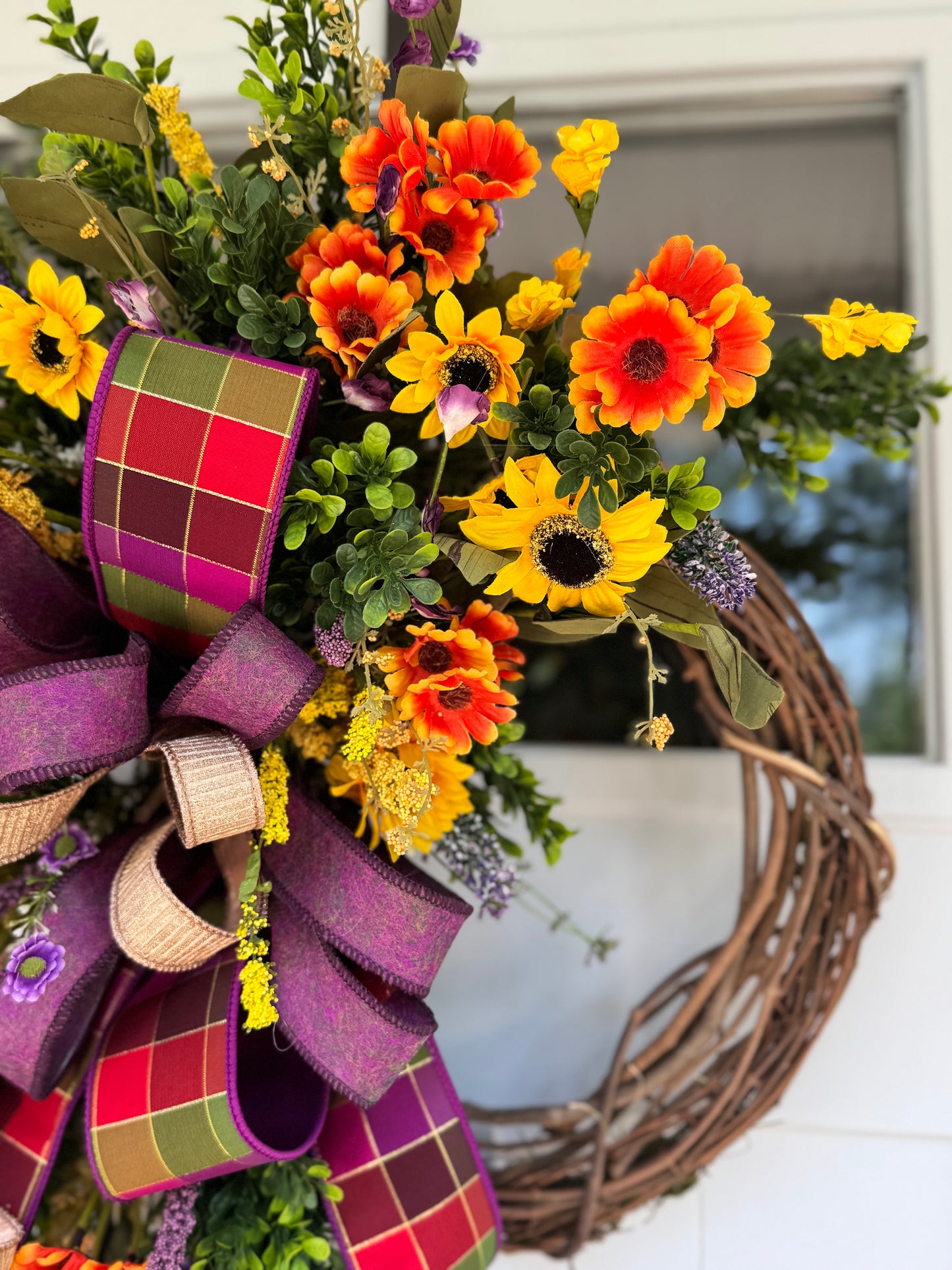 Summer Meets Fall Wreath