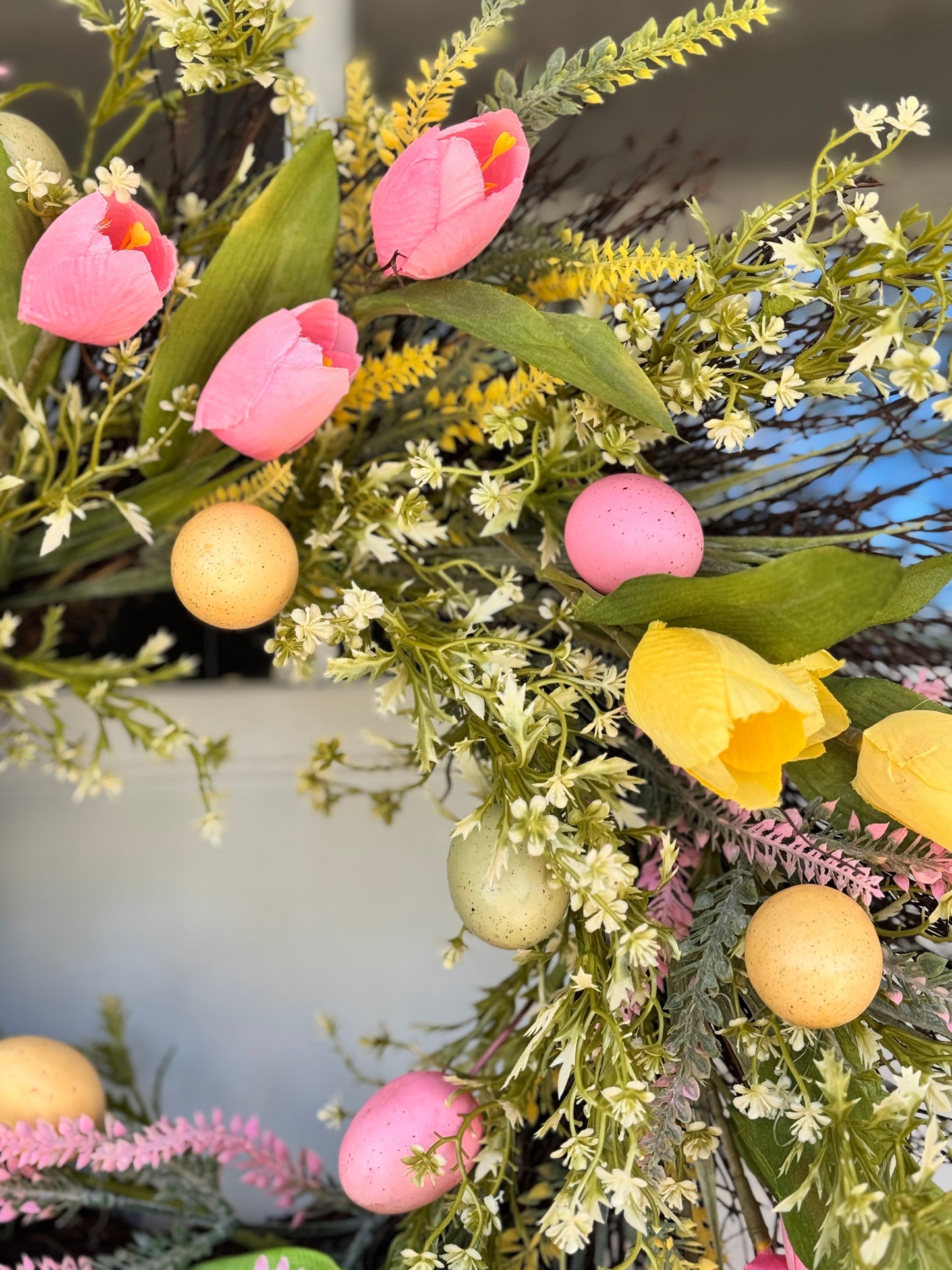 Easter Egg Tulip Wreath