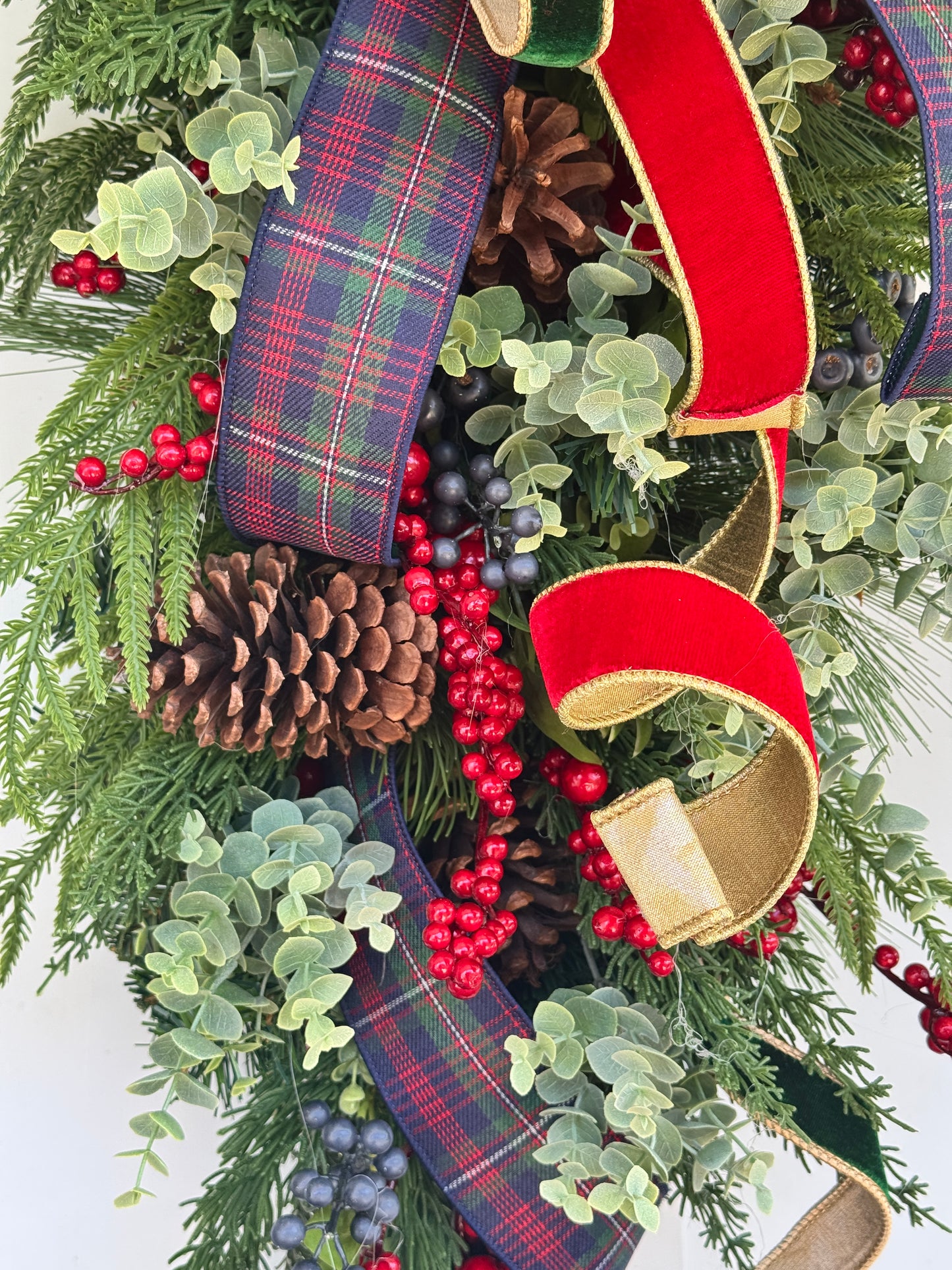 Traditional Tartan Winter/Christmas Wreath