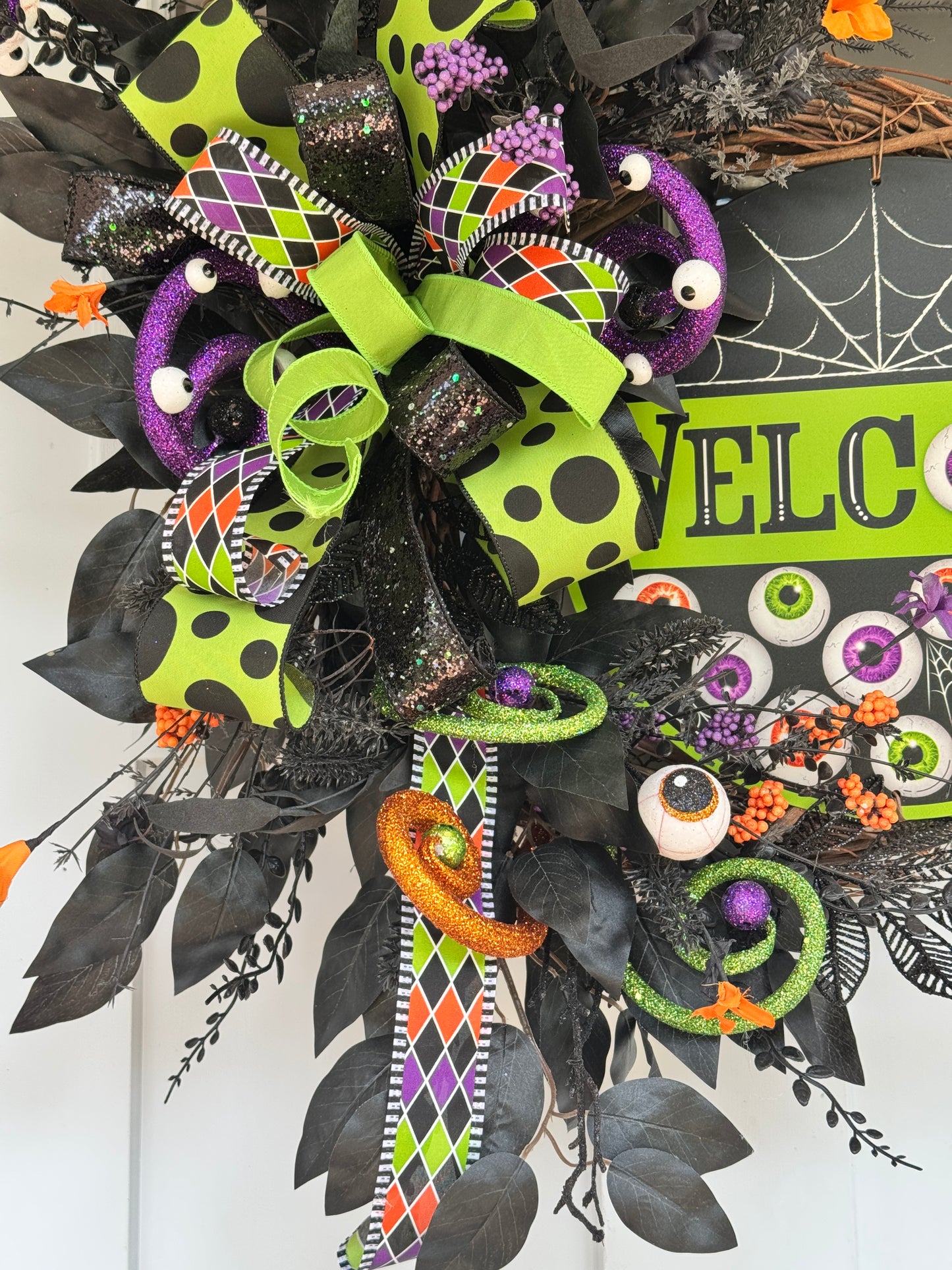 “Eye See You” Spooky Welcome Wreath
