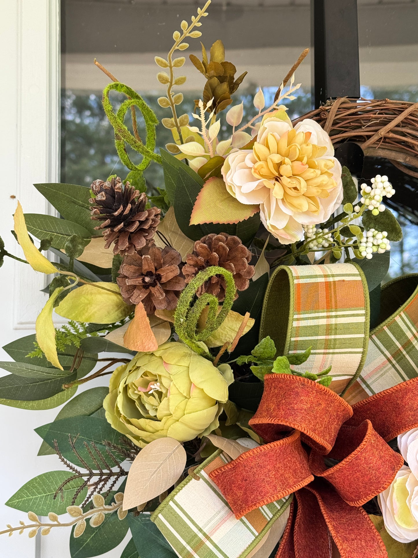 Cozy Harvest Charm Wreath