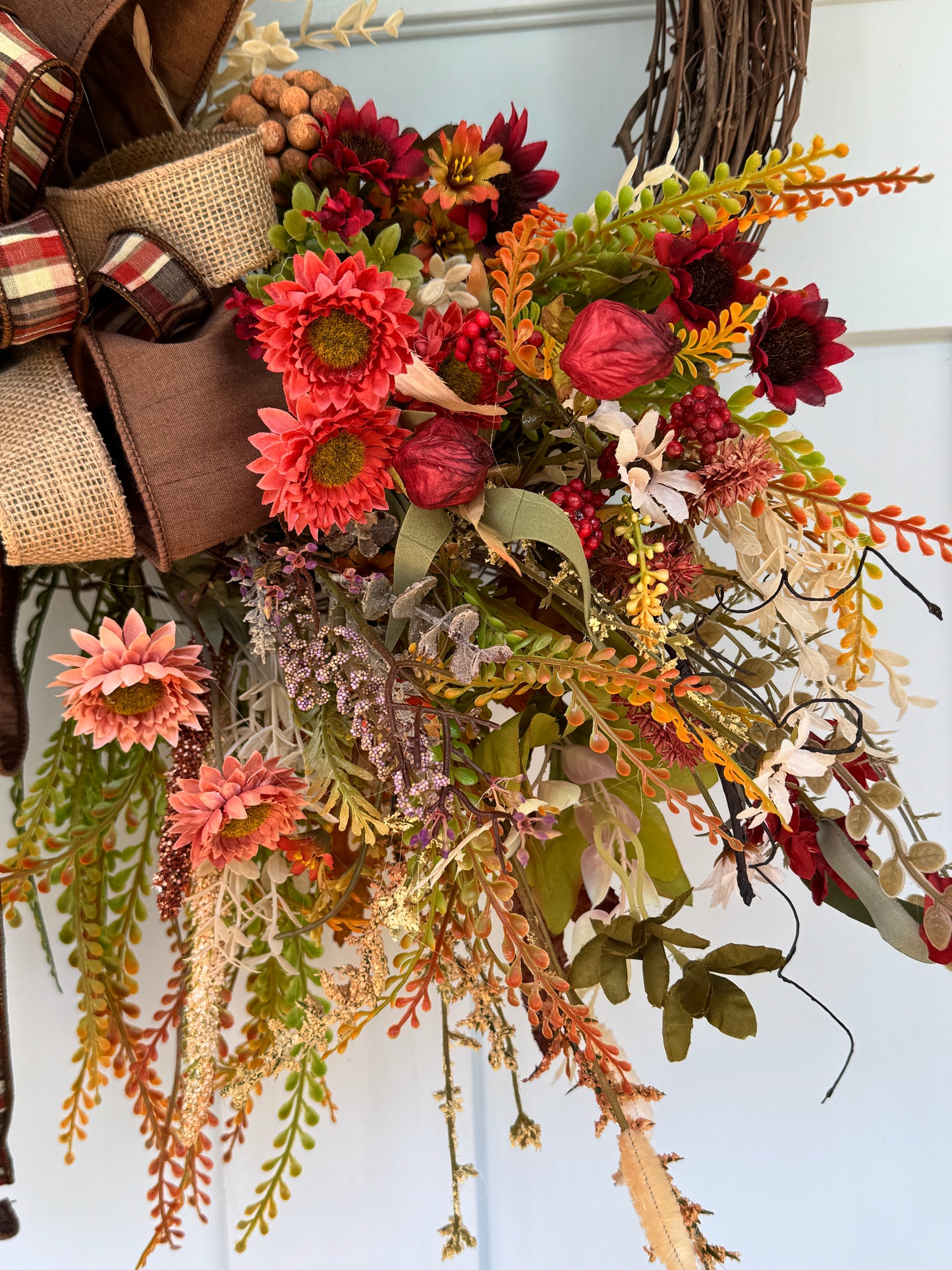 Rustic Grapevine Fall Wreath