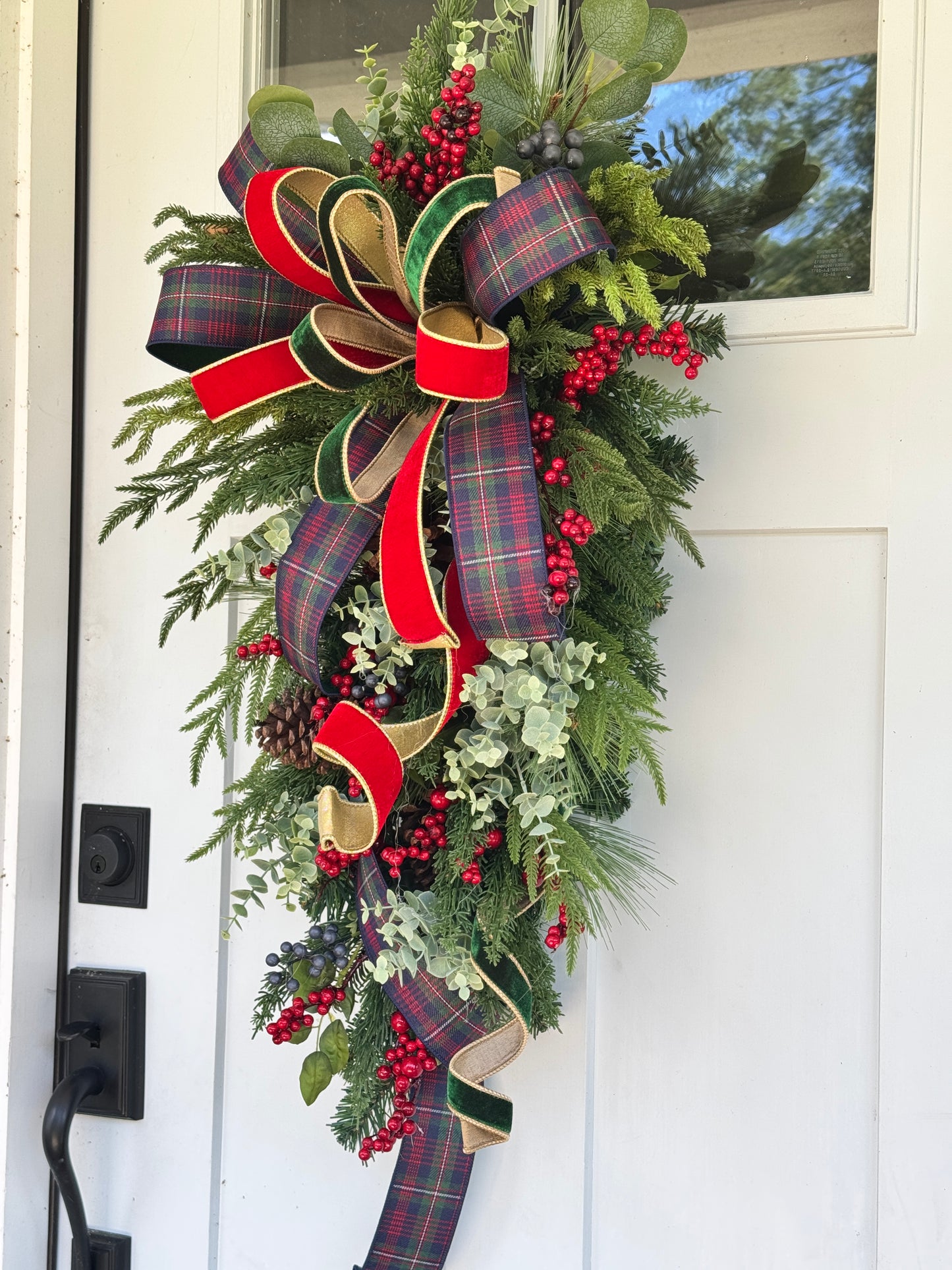 Traditional Tartan Winter/Christmas Wreath