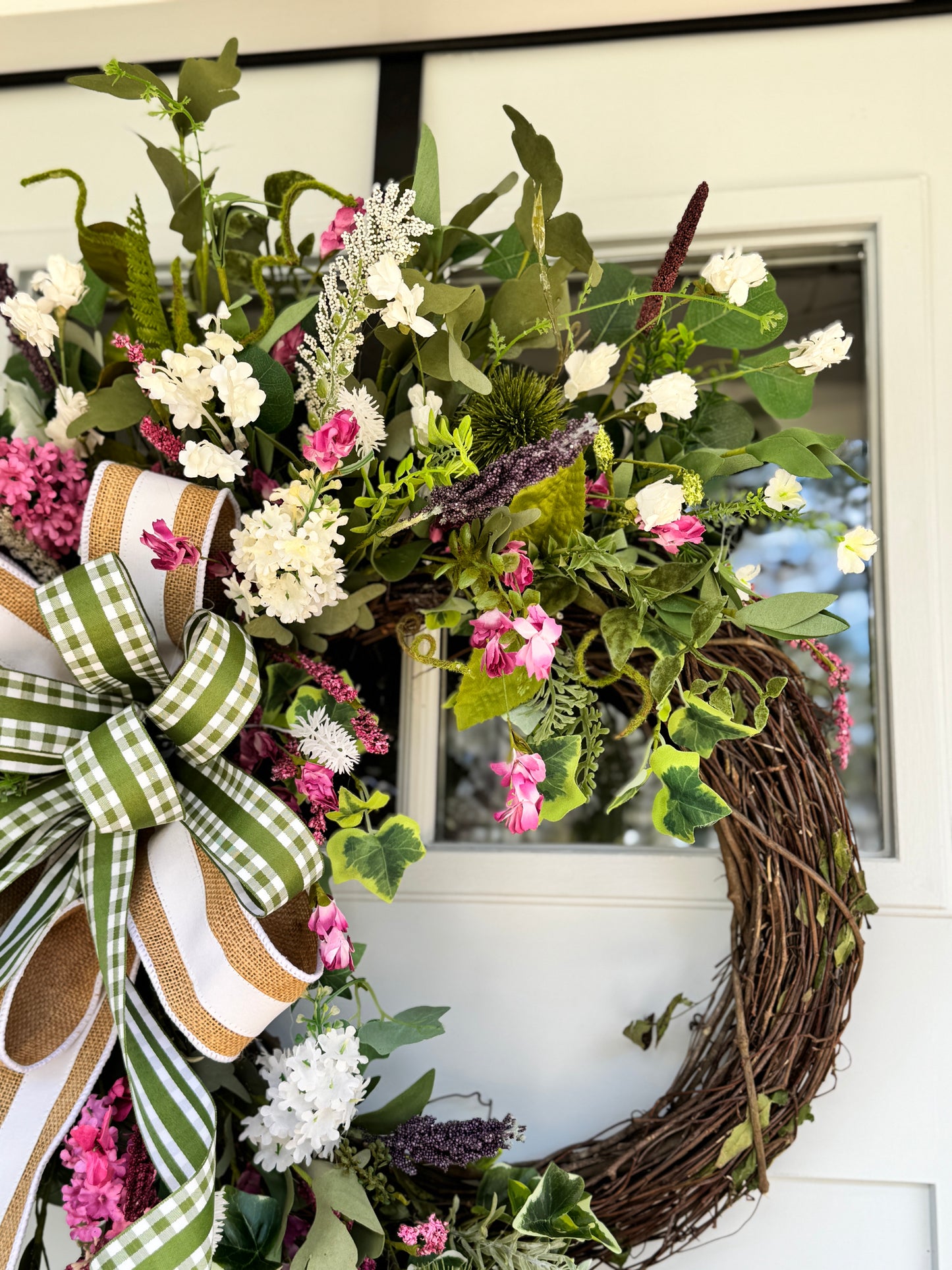 XL Hyacinth Everyday Floral Wreath