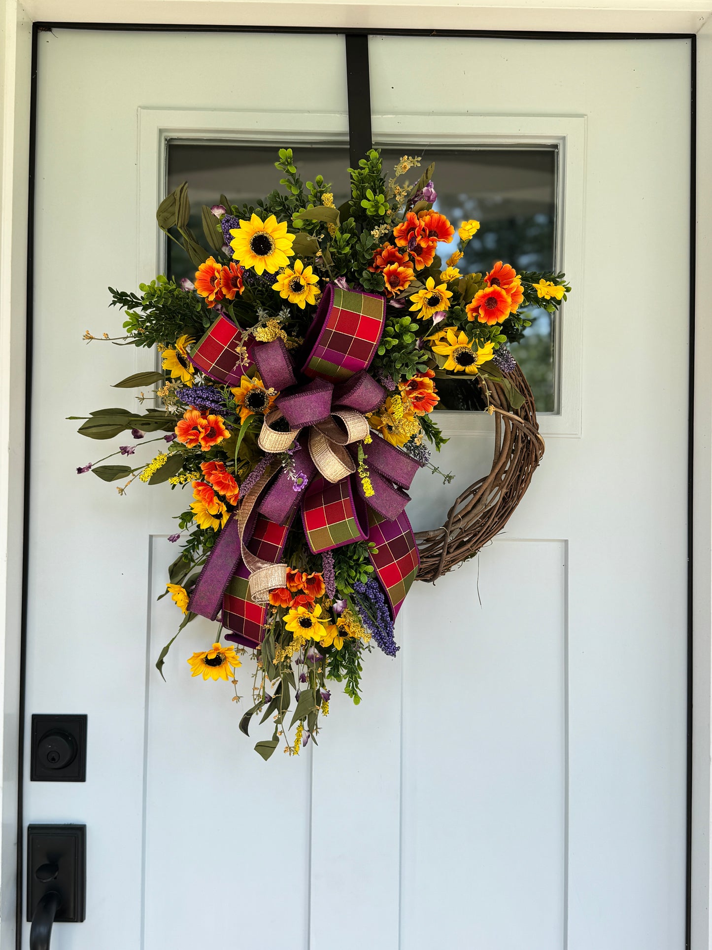 Summer Meets Fall Wreath