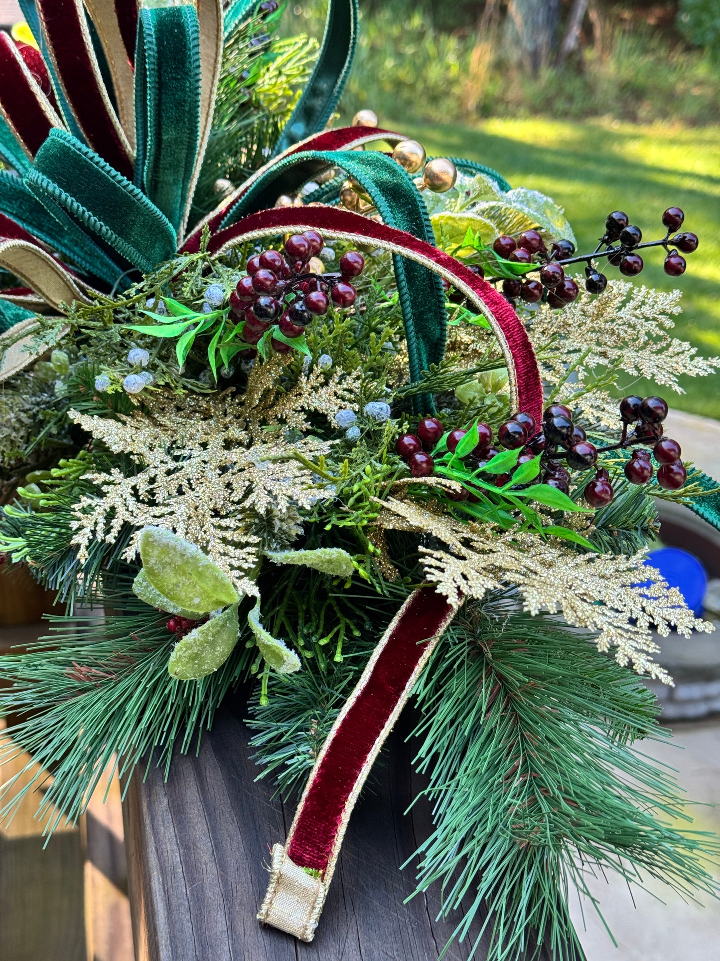 Winter Christmas Centerpiece