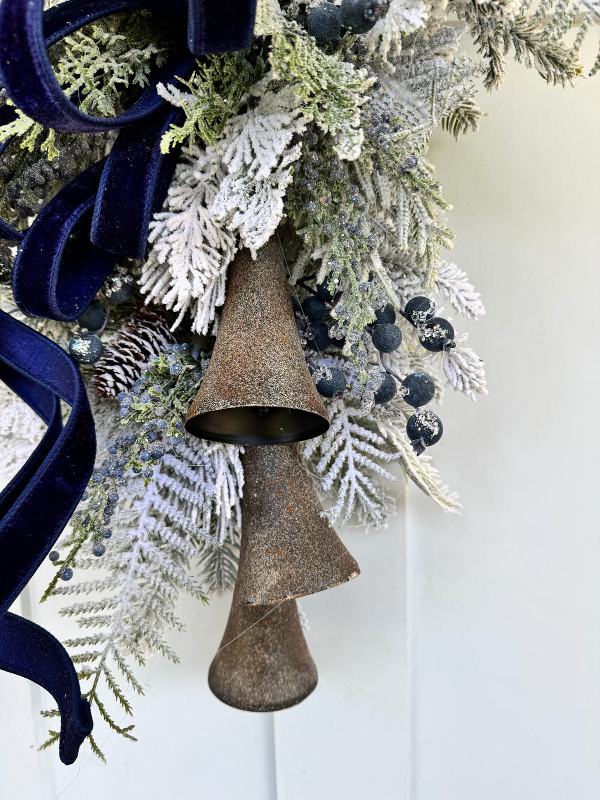 Winter Wonderland Cedar & Snowy Pine Wreath