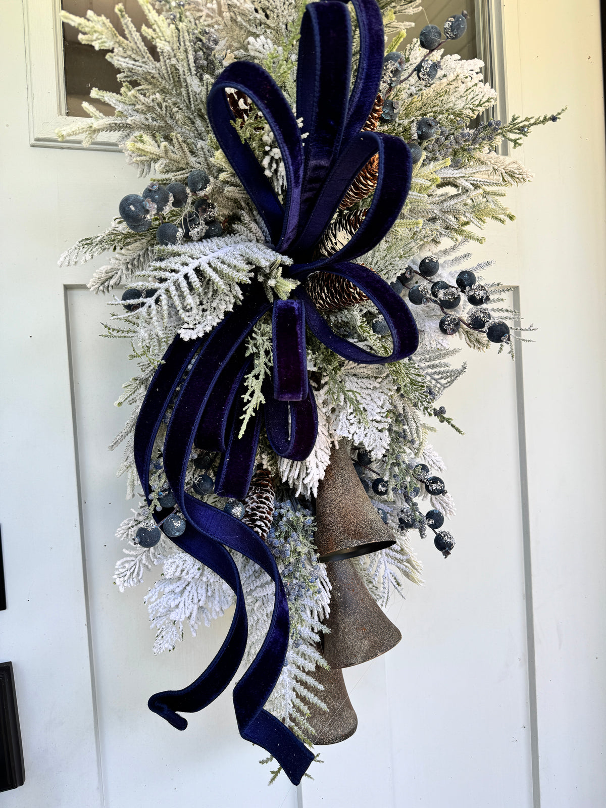 Winter Wonderland Cedar & Snowy Pine Wreath