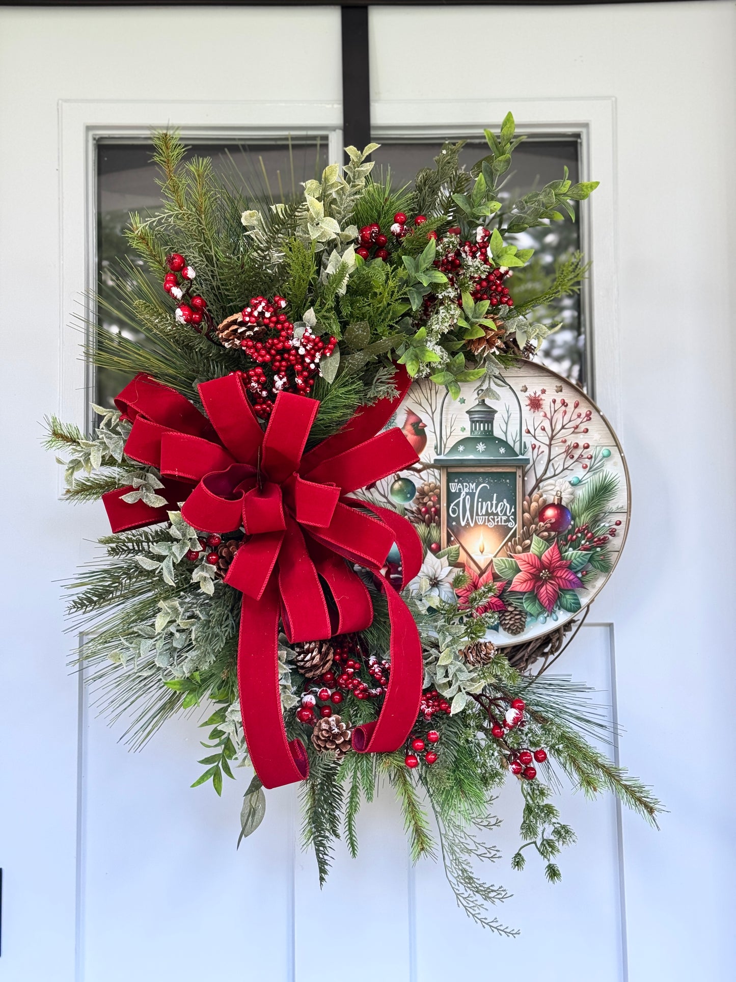Warm Winter Wishes Wreath