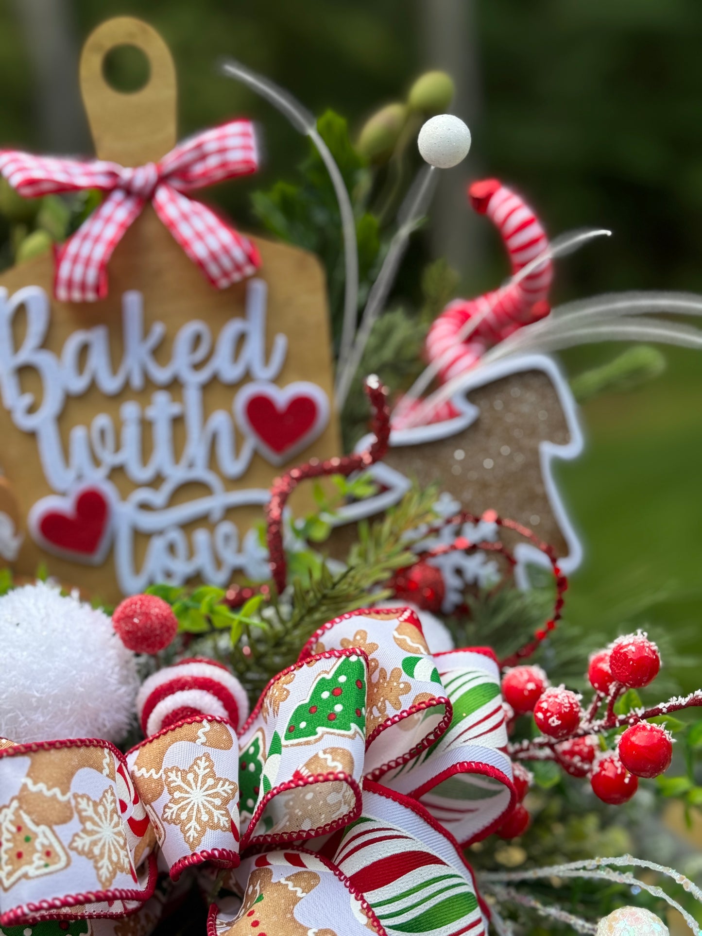Gingerbread “Baked With Love” Arrangement
