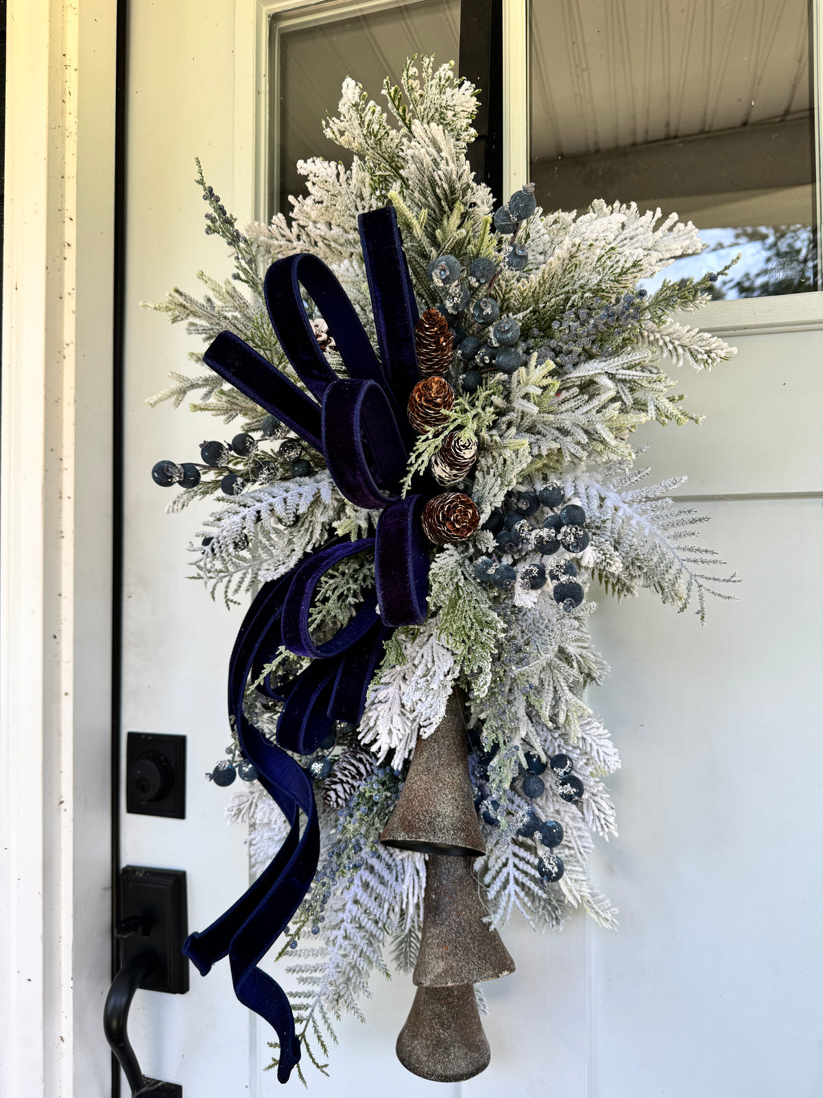 Winter Wonderland Cedar & Snowy Pine Wreath