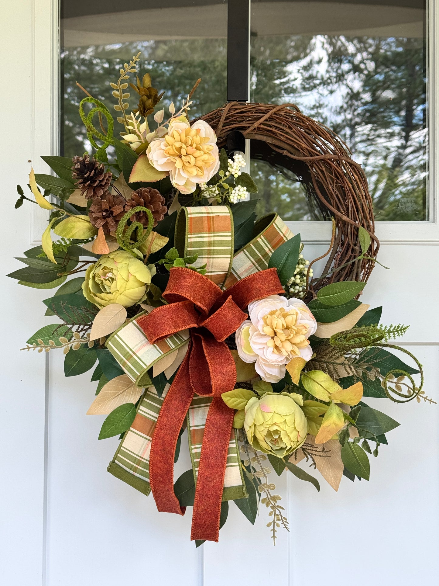 Cozy Harvest Charm Wreath