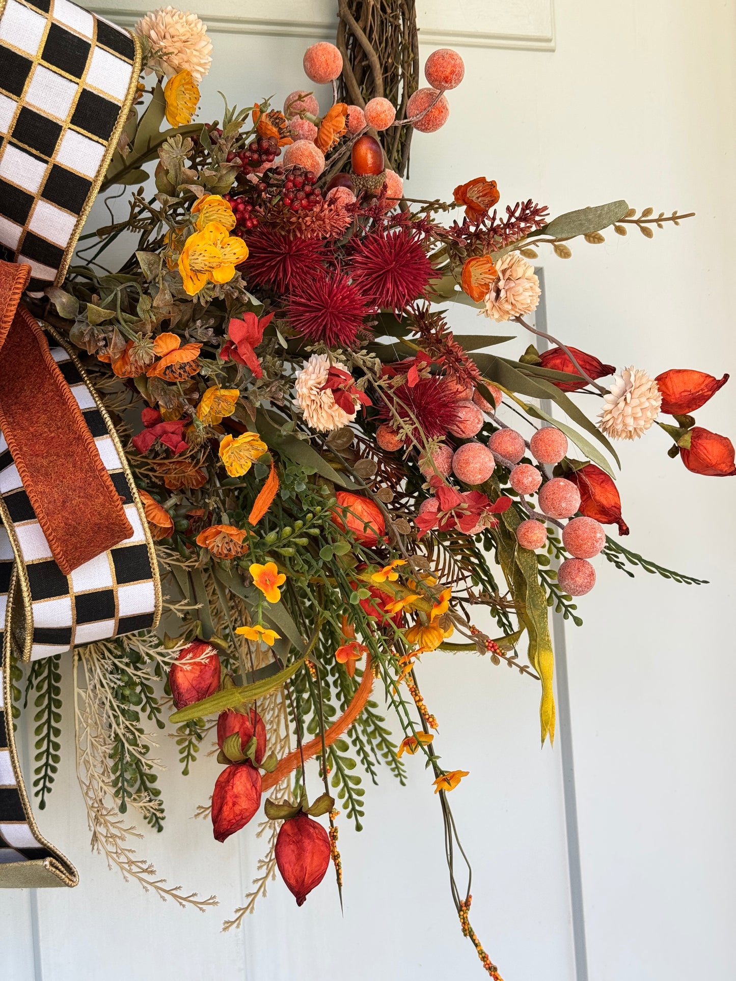 Large Rustic Elegance Grapevine Wreath