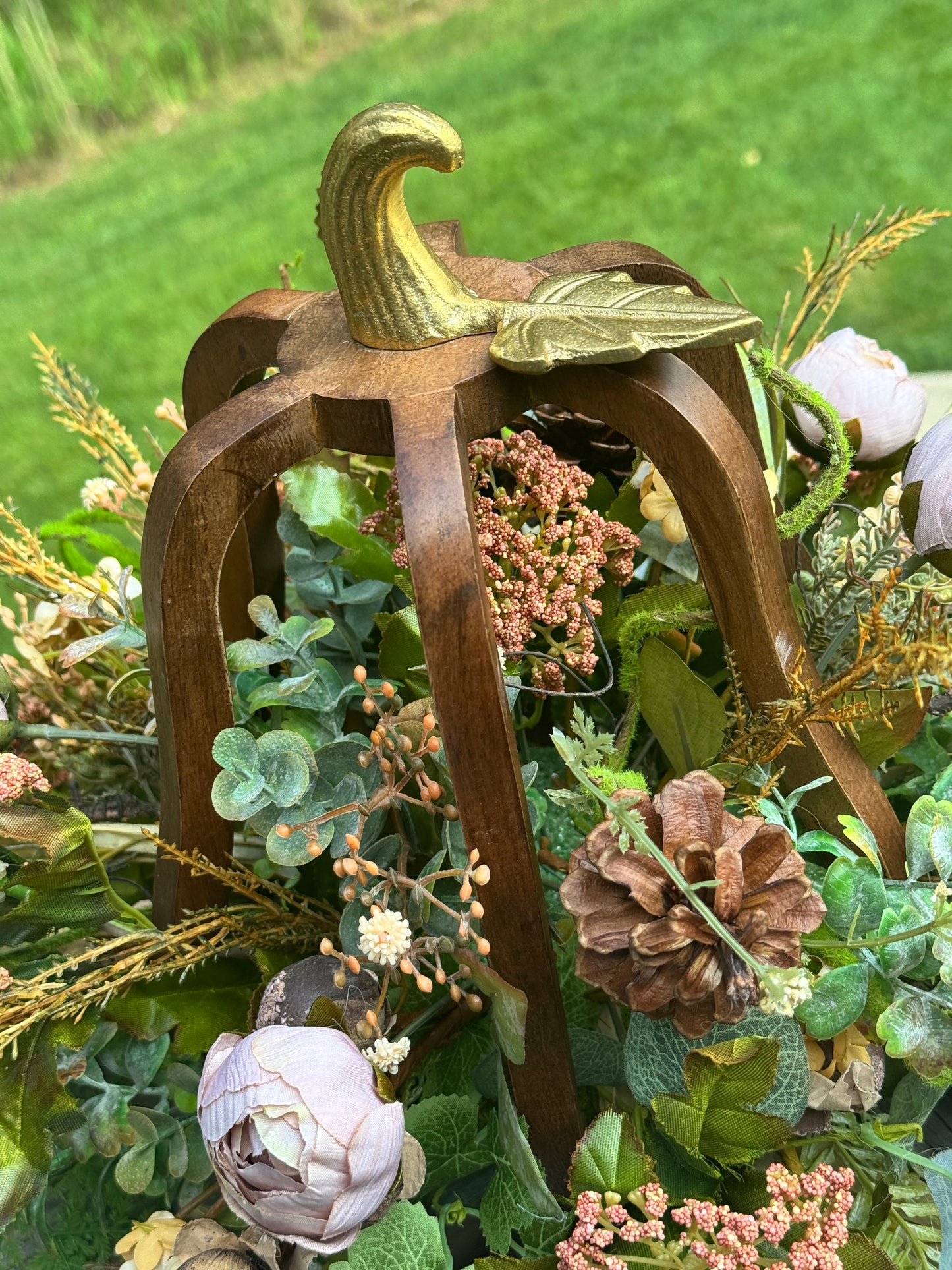 Fall Acorn Centerpiece Arrangement
