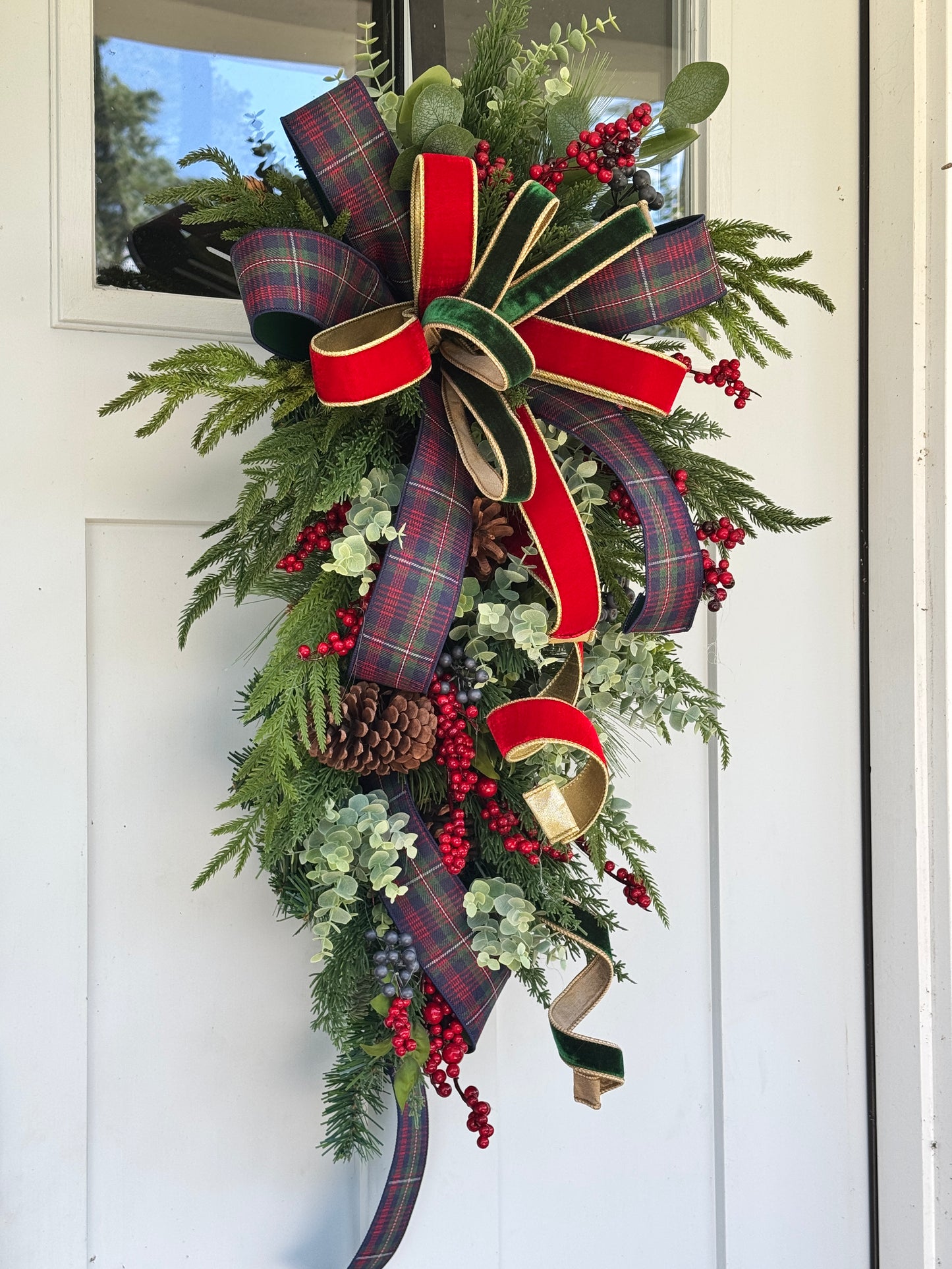 Traditional Tartan Winter/Christmas Wreath