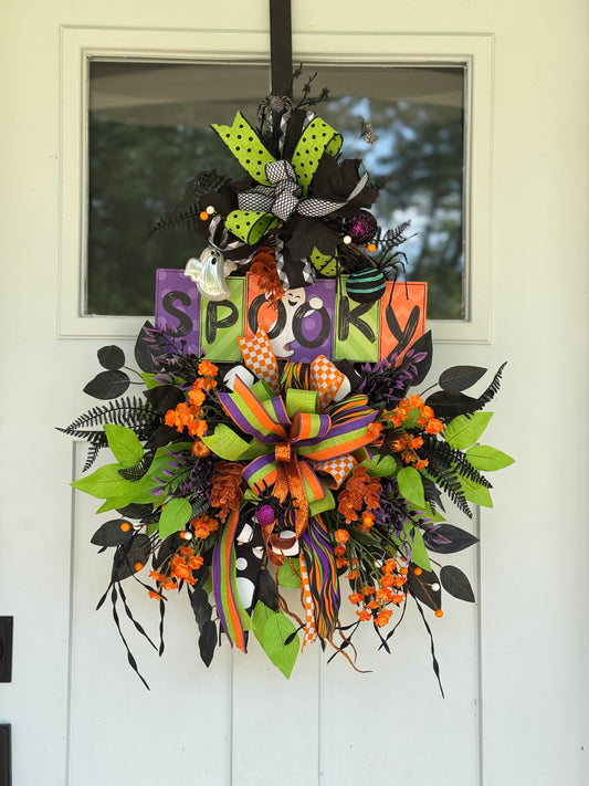Halloween Spooky Wreath