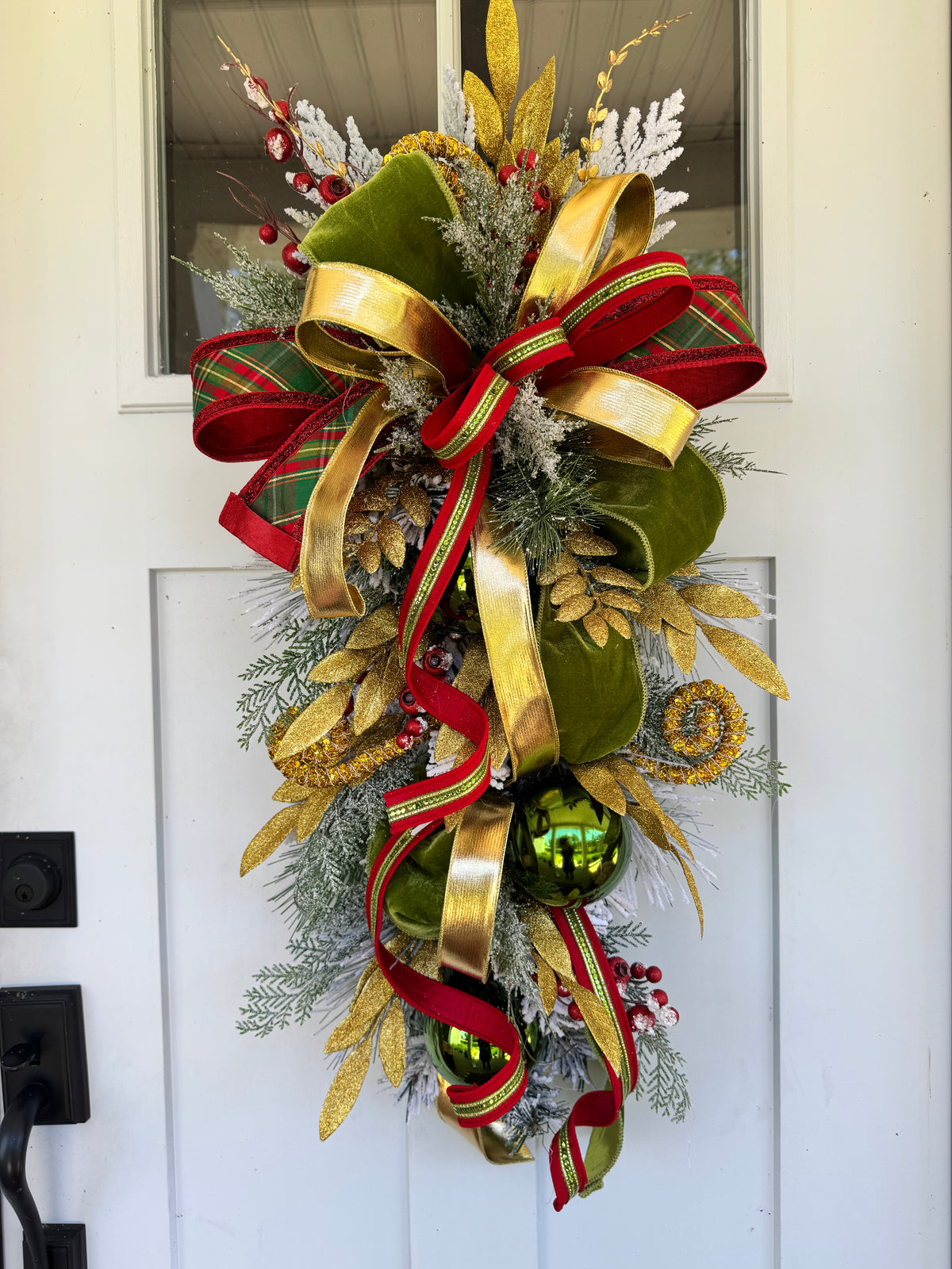 Bold Metallic Winter/Christmas Wreath