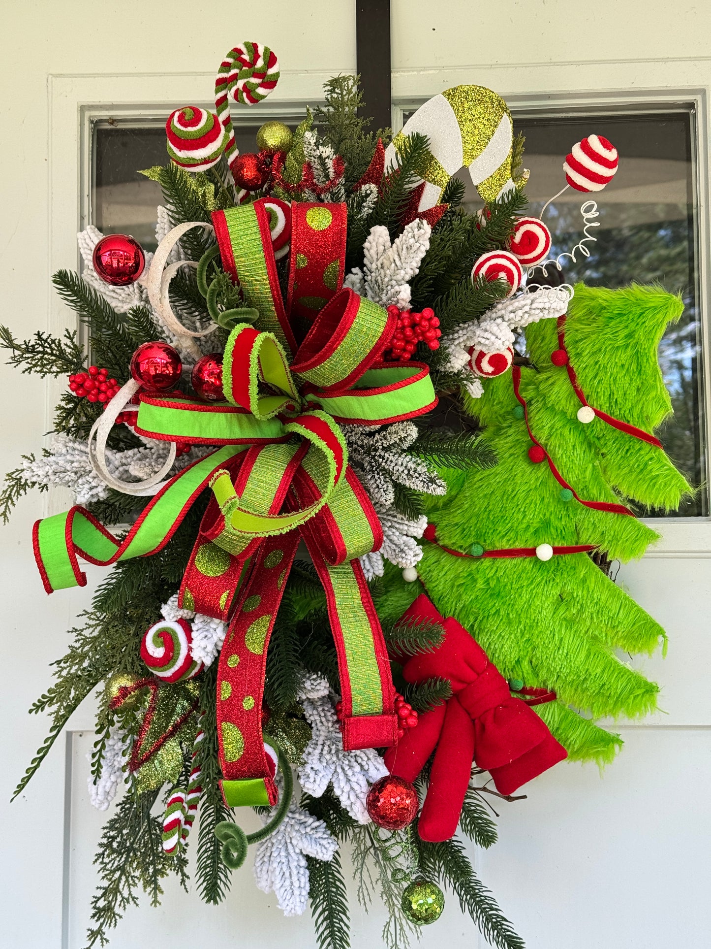 Whimsical Wonder Christmas Tree Wreath