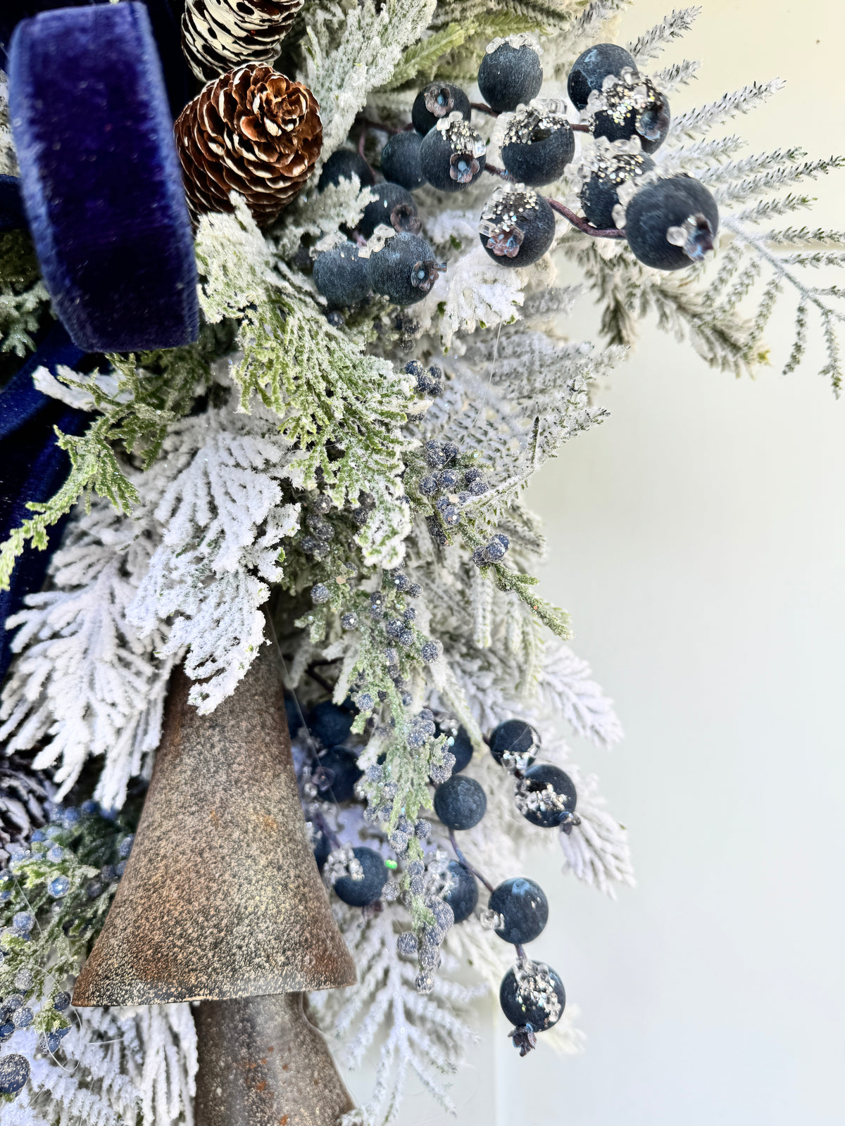 Winter Wonderland Cedar & Snowy Pine Wreath